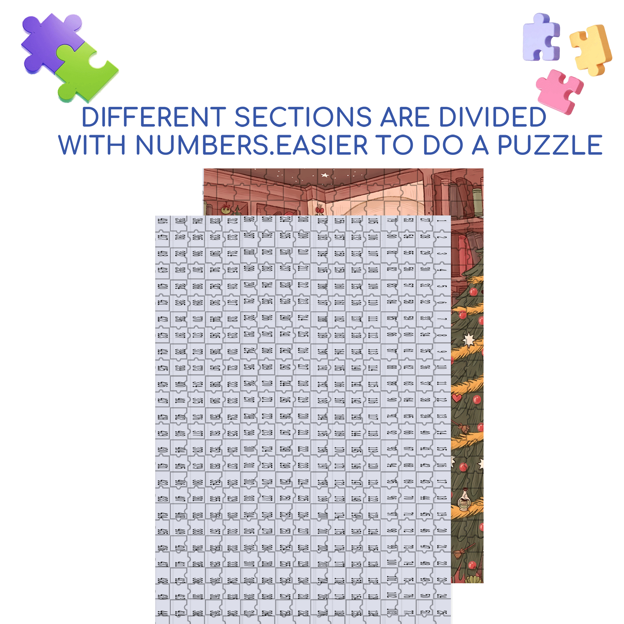 Diary Of An Apprentice Witch's Life 9 500pcs/1000pcs Jigsaw Puzzle, Scratch-Resistant, Interactive Family Game & Brain-Boosting DIY Decor, Perfect for Halloween, Christmas & New Year Gifts, Family Puzzle Game