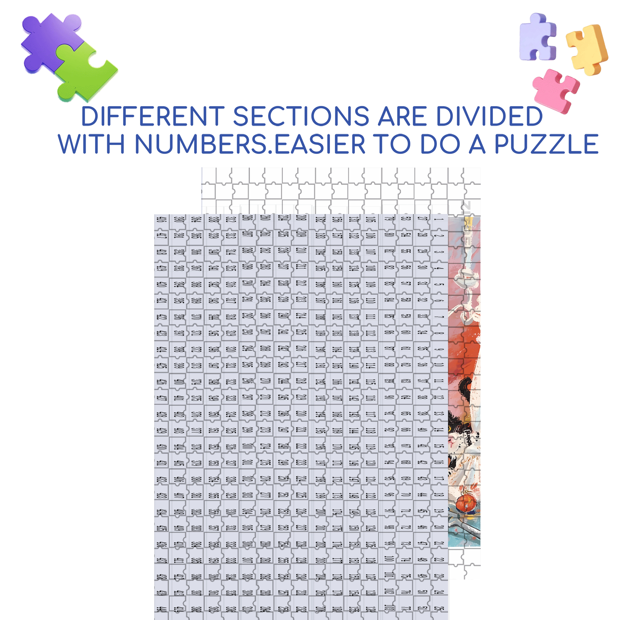 Flowers and Cats 3 500pcs/1000pcs Jigsaw Puzzle, Scratch-Resistant, Interactive Family Game & Brain-Boosting DIY Decor, Perfect for Halloween, Christmas & New Year Gifts, Family Puzzle Game