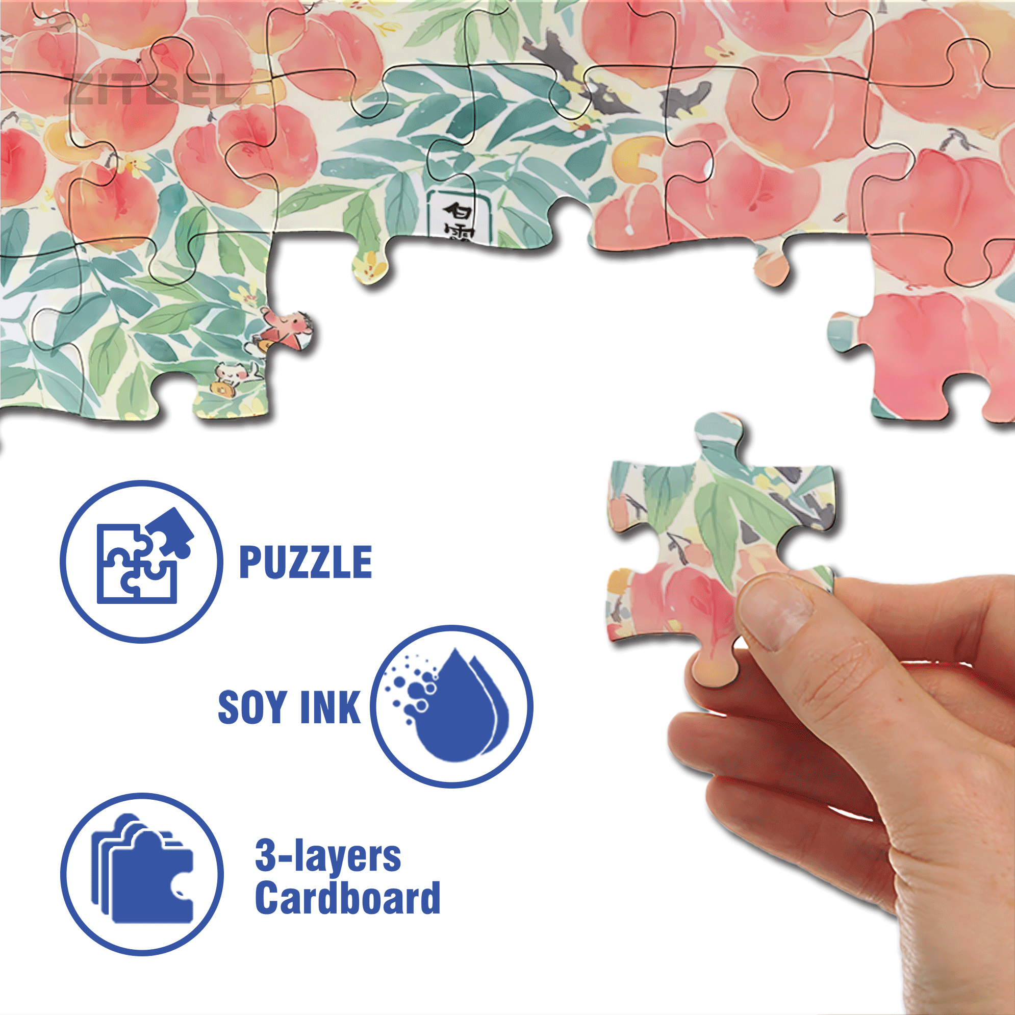 Goldenrain Tree 500pcs/1000pcs Jigsaw Puzzle, Scratch-Resistant, Interactive Family Game & Brain-Boosting DIY Decor, Perfect for Halloween, Christmas & New Year Gifts, Family Puzzle Game