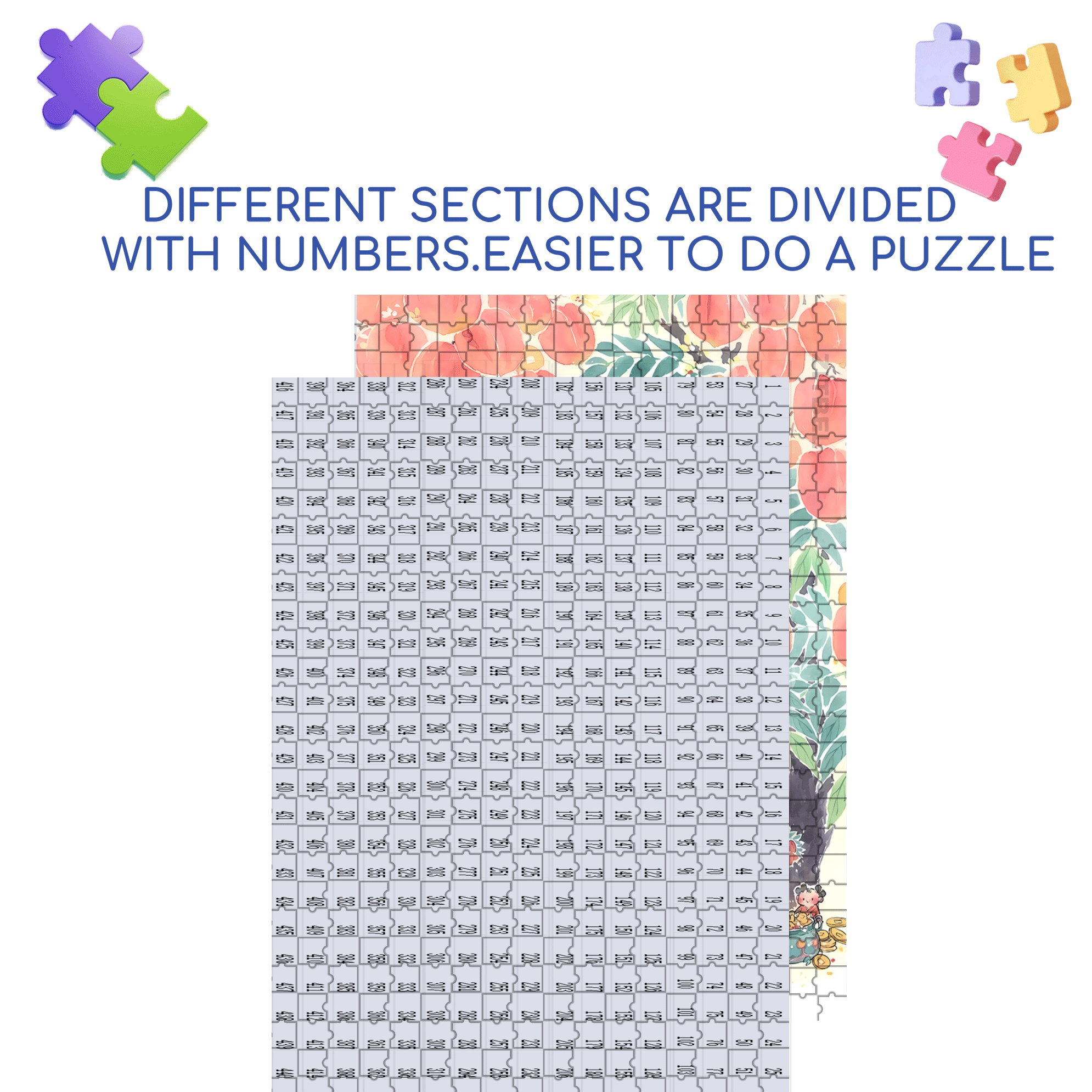 Goldenrain Tree 500pcs/1000pcs Jigsaw Puzzle, Scratch-Resistant, Interactive Family Game & Brain-Boosting DIY Decor, Perfect for Halloween, Christmas & New Year Gifts, Family Puzzle Game