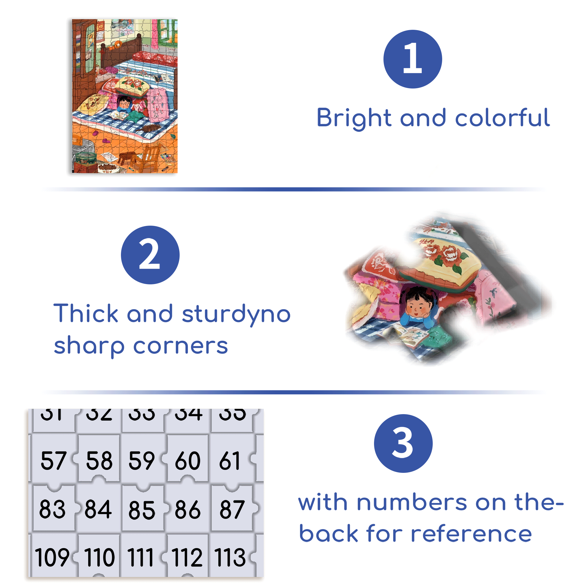 Grandma And The Little Me 3 500pcs/1000pcs Jigsaw Puzzle, Scratch-Resistant, Interactive Family Game & Brain-Boosting DIY Decor, Perfect for Halloween, Christmas & New Year Gifts, Family Puzzle Game