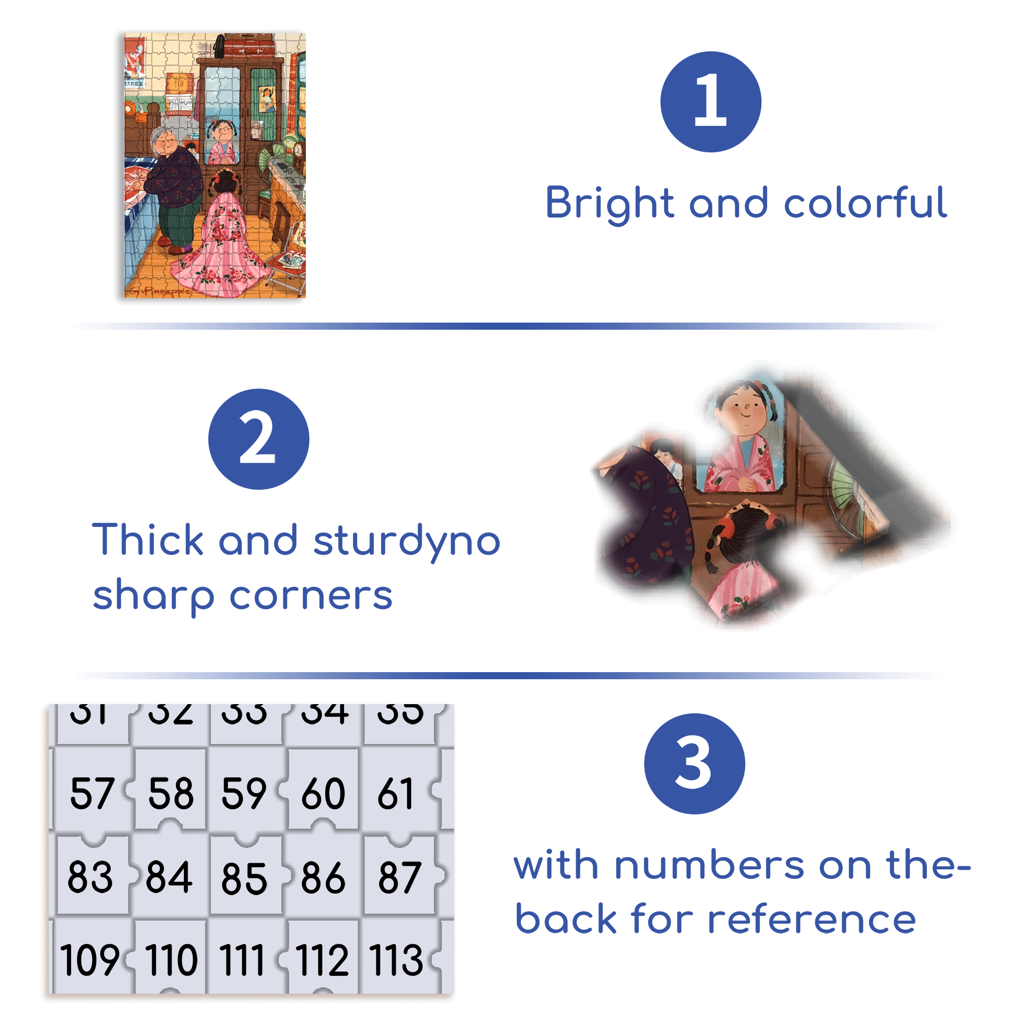 Grandma And The Little Me 500pcs/1000pcs Jigsaw Puzzle, Scratch-Resistant, Interactive Family Game & Brain-Boosting DIY Decor, Perfect for Halloween, Christmas & New Year Gifts, Family Puzzle Game