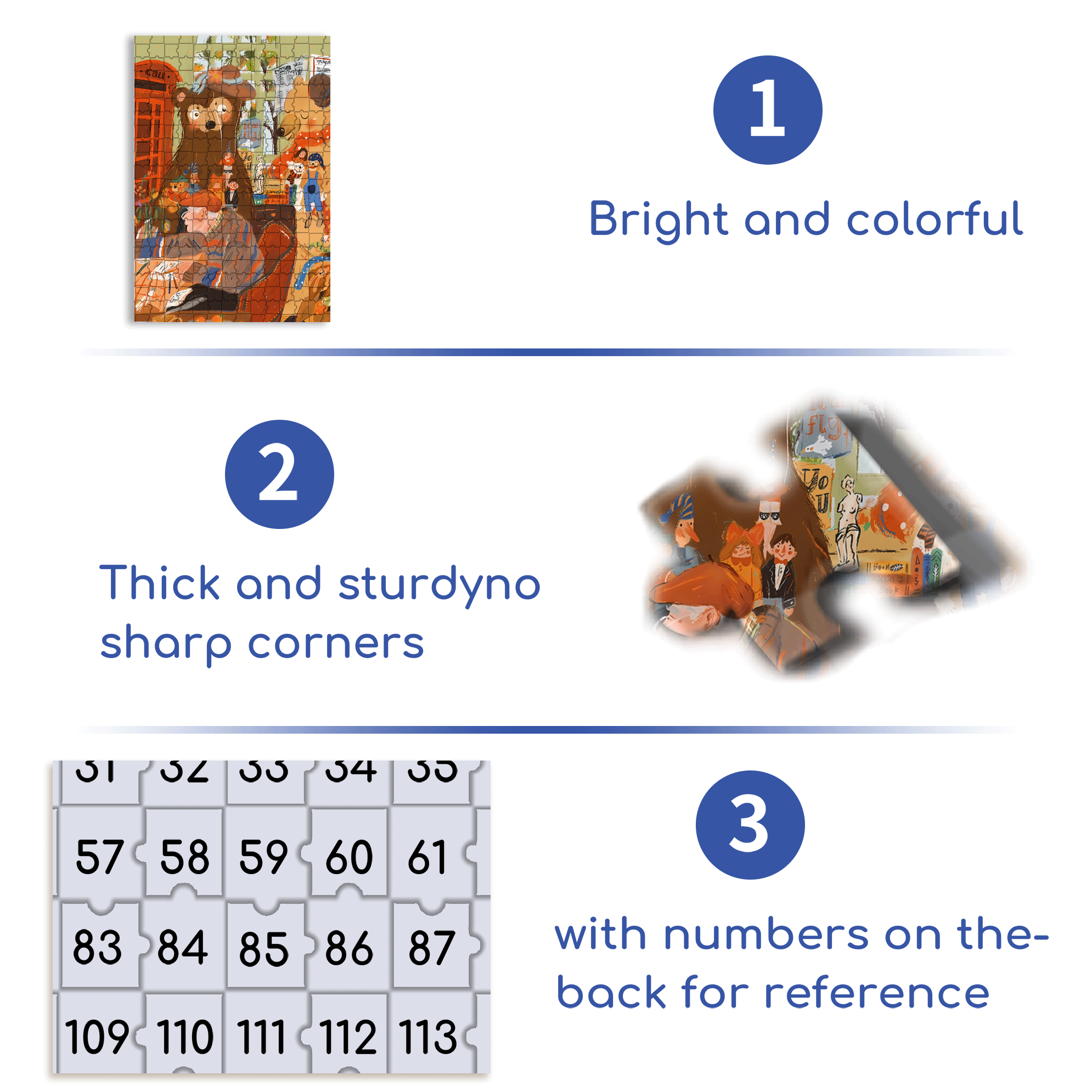 Grandpa's Story 500pcs/1000pcs Jigsaw Puzzle, Scratch-Resistant, Interactive Family Game & Brain-Boosting DIY Decor, Perfect for Halloween, Christmas & New Year Gifts, Family Puzzle Game