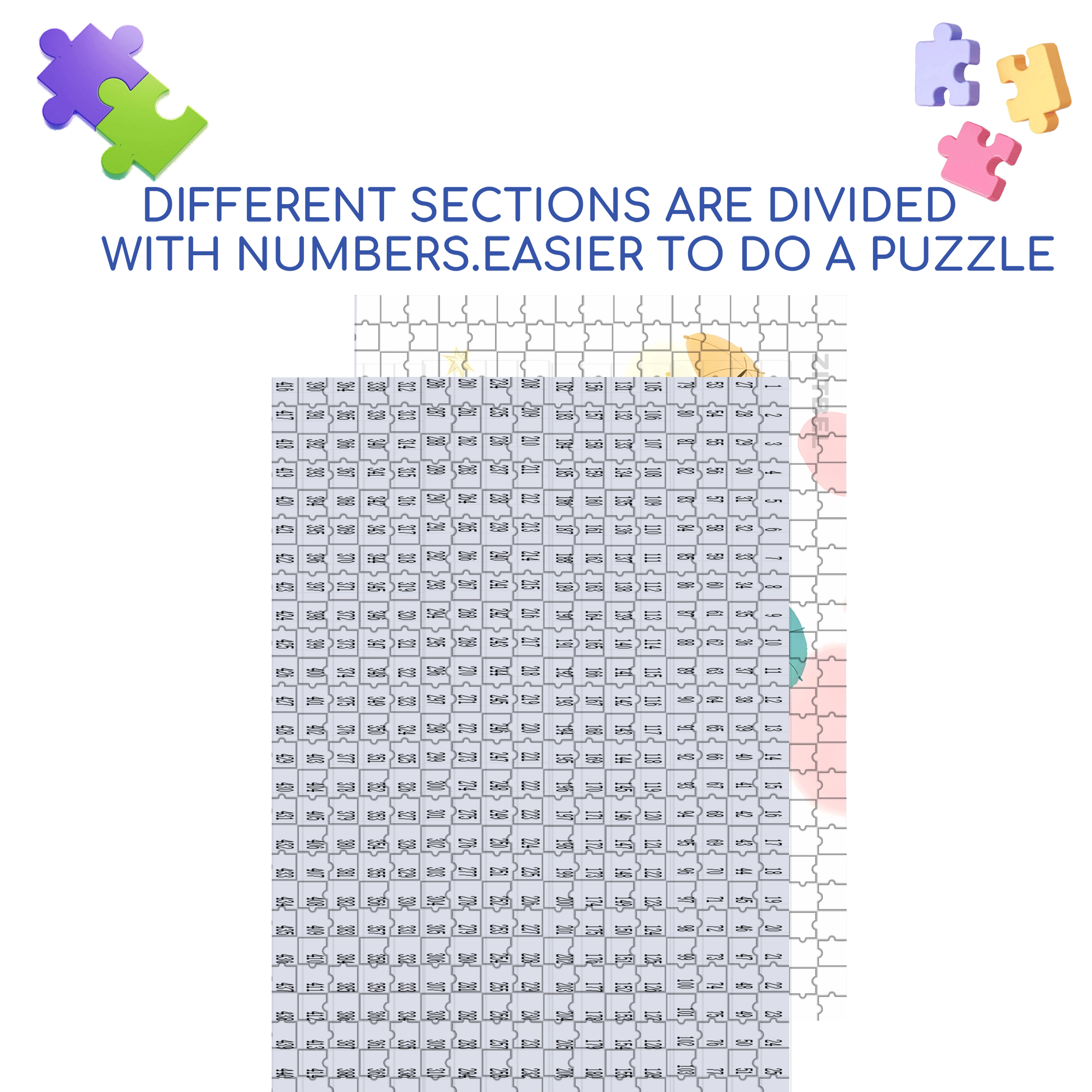 Inspiration Fragments 500pcs/1000pcs Jigsaw Puzzle, Scratch-Resistant, Interactive Family Game & Brain-Boosting DIY Decor, Perfect for Halloween, Christmas & New Year Gifts, Family Puzzle Game