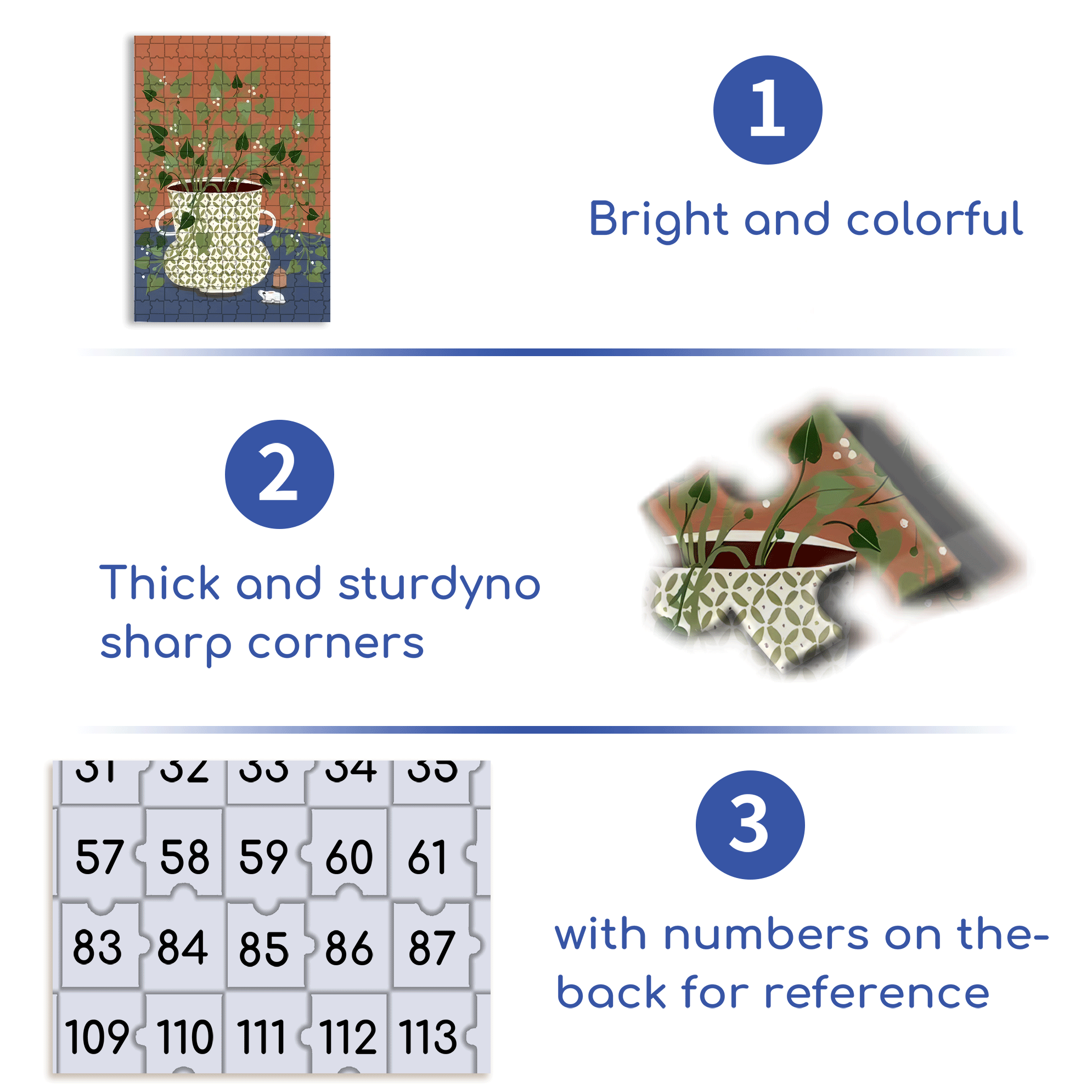 Live Your Life In A Gentle Manner 6 500pcs/1000pcs Jigsaw Puzzle, Scratch-Resistant, Interactive Family Game & Brain-Boosting DIY Decor, Perfect for Halloween, Christmas & New Year Gifts, Family Puzzle Game