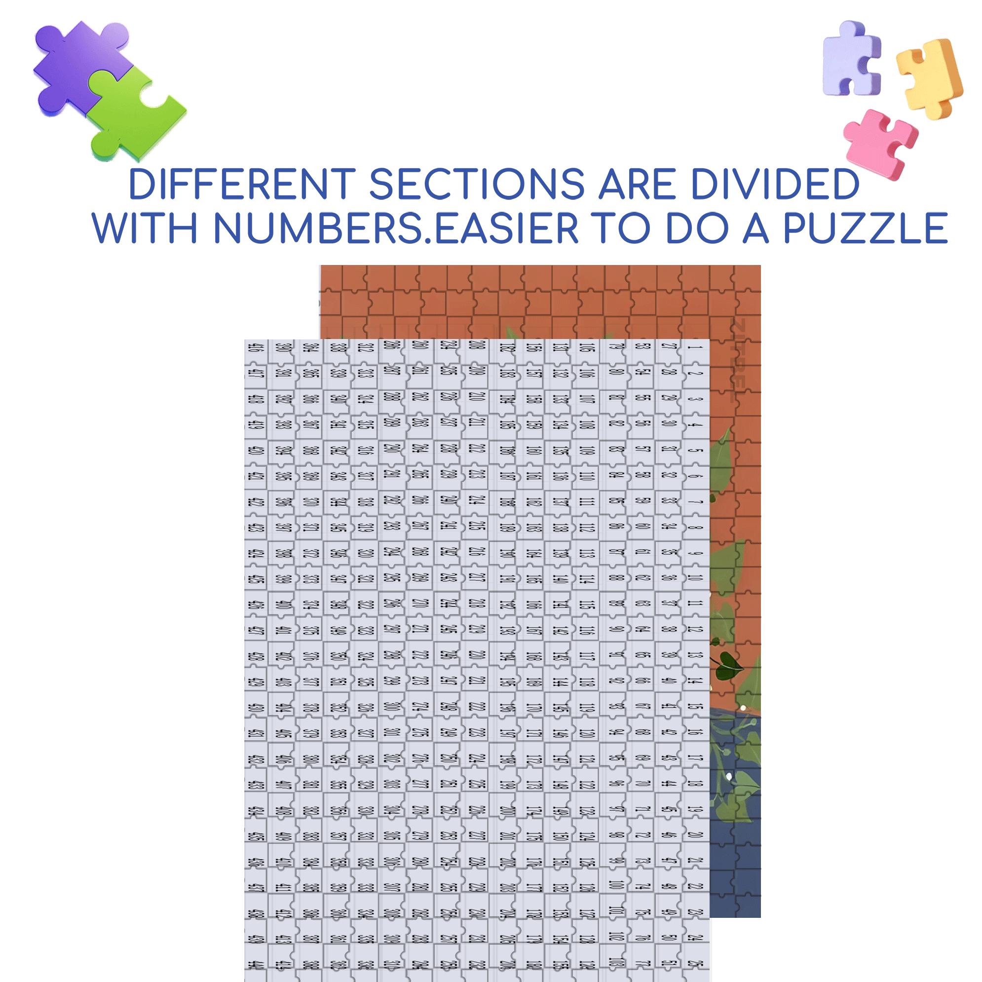 Live Your Life In A Gentle Manner 6 500pcs/1000pcs Jigsaw Puzzle, Scratch-Resistant, Interactive Family Game & Brain-Boosting DIY Decor, Perfect for Halloween, Christmas & New Year Gifts, Family Puzzle Game