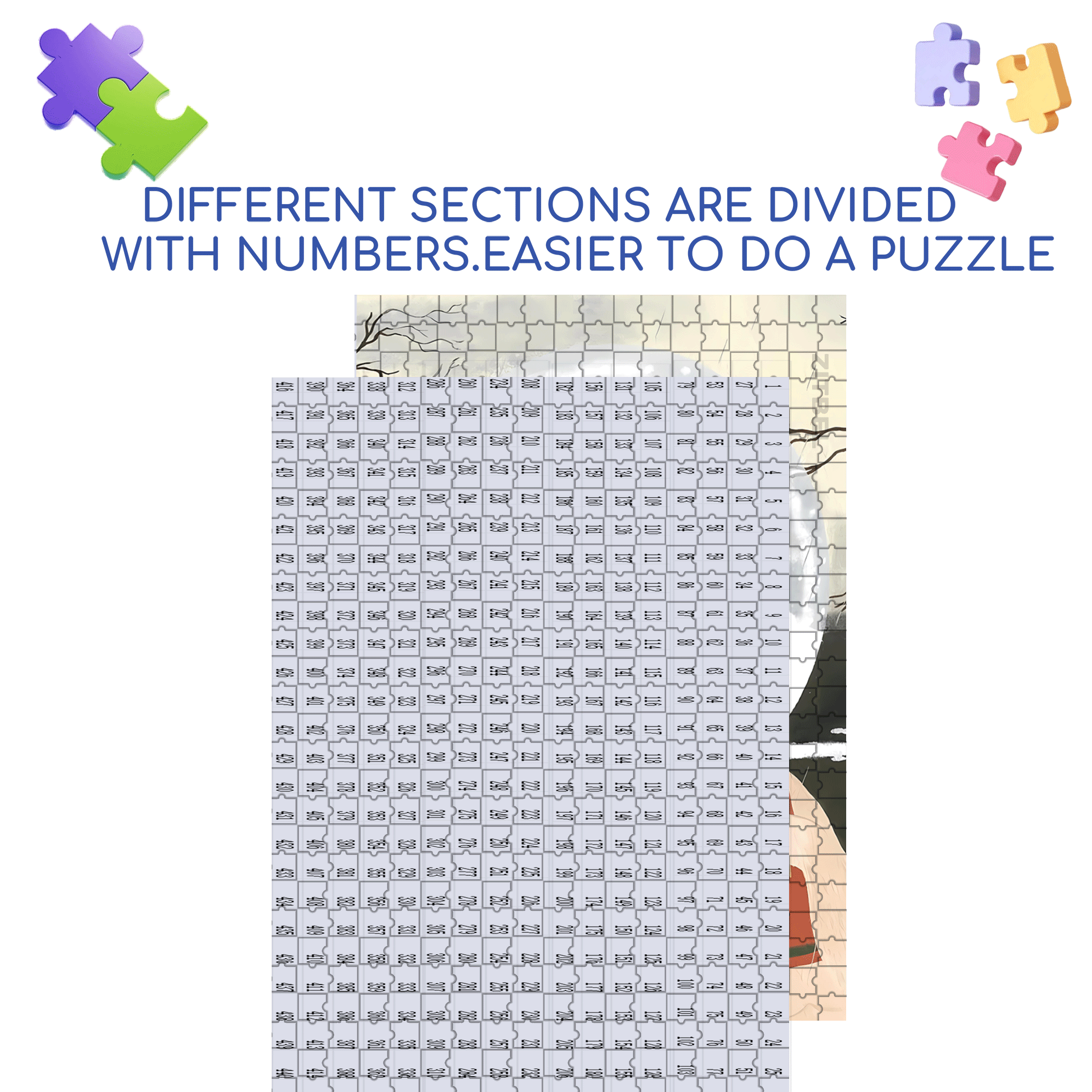 Live Your Life In A Gentle Manner 9 500pcs/1000pcs Jigsaw Puzzle, Scratch-Resistant, Interactive Family Game & Brain-Boosting DIY Decor, Perfect for Halloween, Christmas & New Year Gifts, Family Puzzle Game