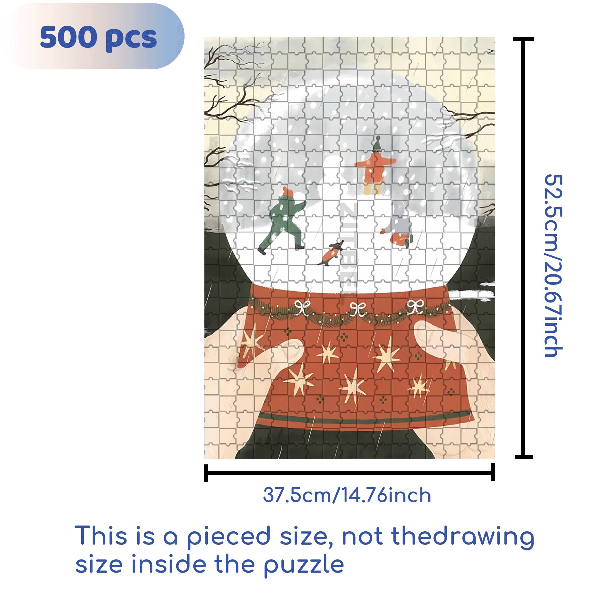 Live Your Life In A Gentle Manner 9 500pcs/1000pcs Jigsaw Puzzle, Scratch-Resistant, Interactive Family Game & Brain-Boosting DIY Decor, Perfect for Halloween, Christmas & New Year Gifts, Family Puzzle Game
