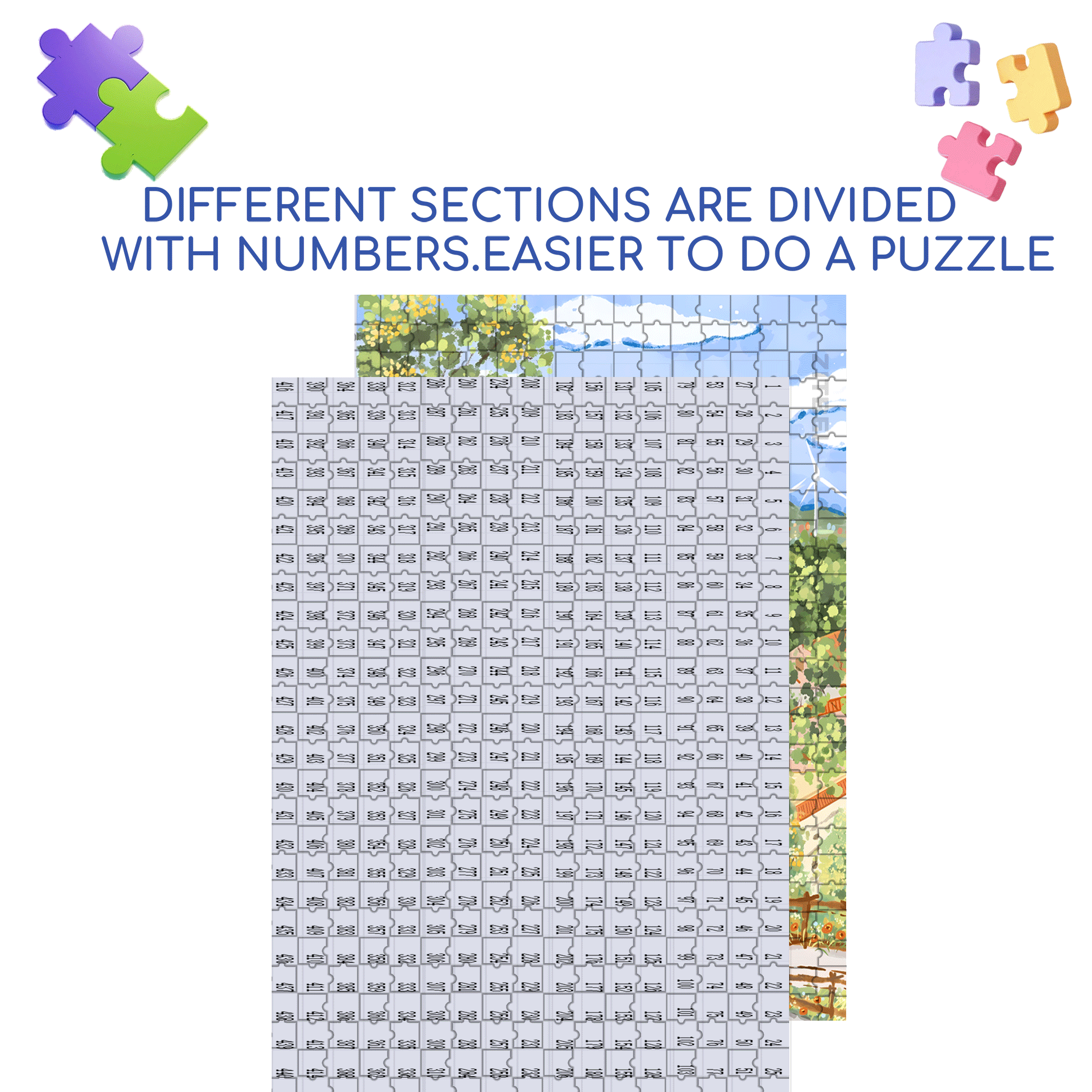 Lovers In The Wind 500pcs/1000pcs Jigsaw Puzzle, Scratch-Resistant, Interactive Family Game & Brain-Boosting DIY Decor, Perfect for Halloween, Christmas & New Year Gifts, Family Puzzle Game