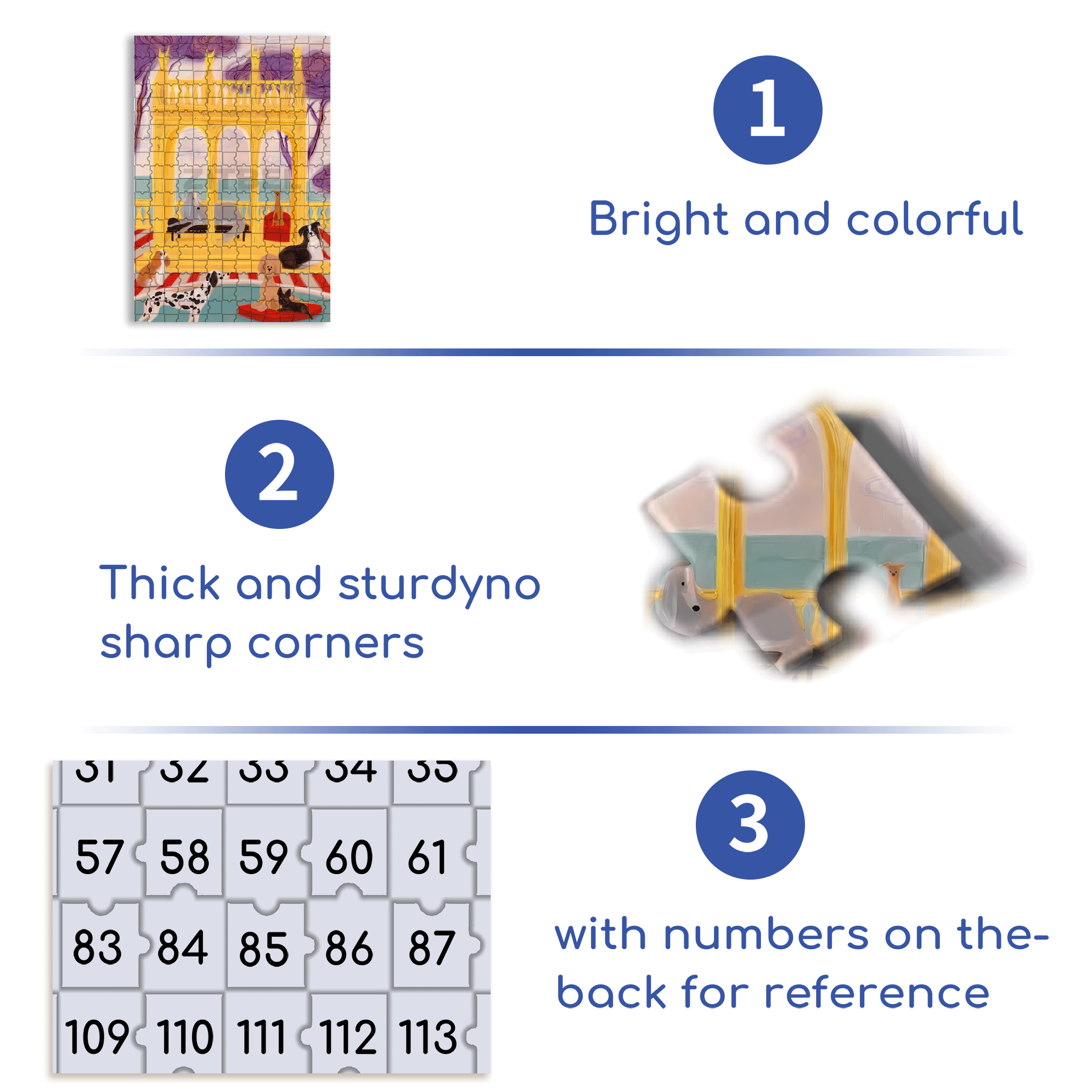 Pet Hotel 500pcs/1000pcs Jigsaw Puzzle, Scratch-Resistant, Interactive Family Game & Brain-Boosting DIY Decor, Perfect for Halloween, Christmas & New Year Gifts, Family Puzzle Game