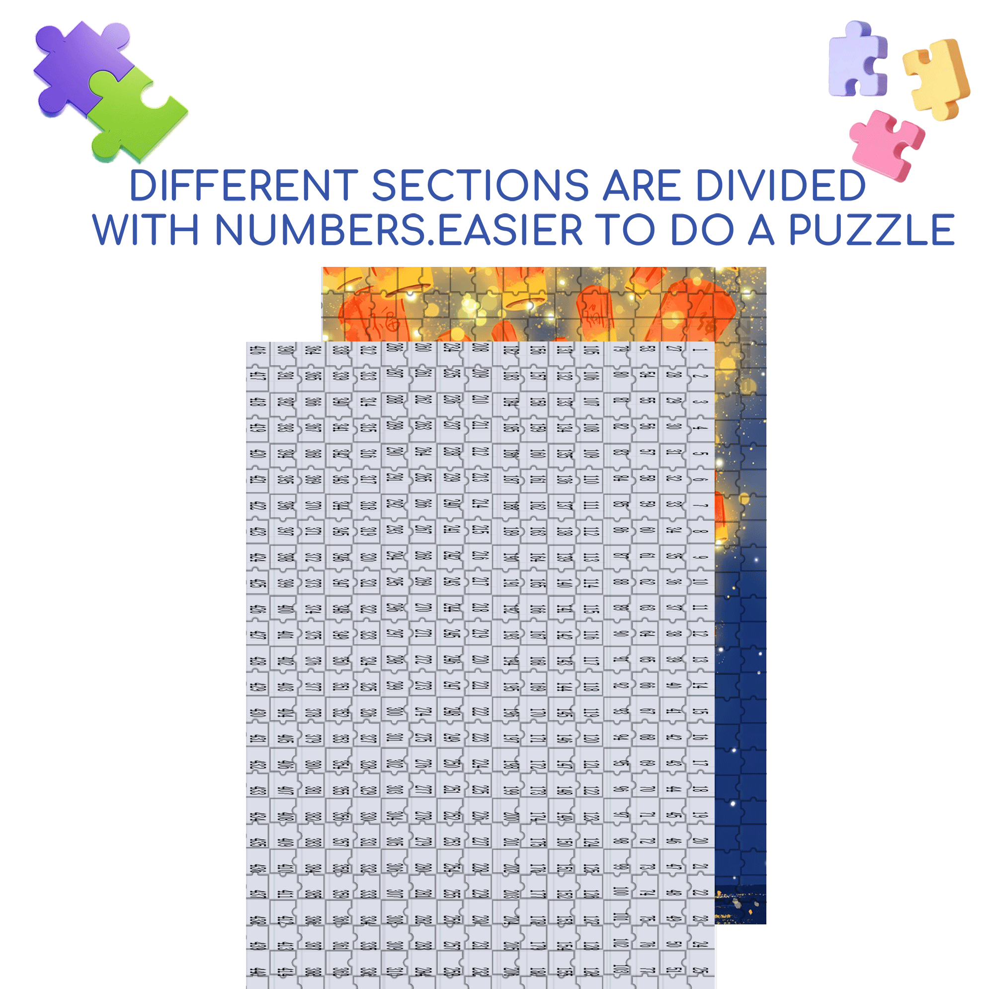 Prayers And Blessings 500pcs/1000pcs Jigsaw Puzzle, Scratch-Resistant, Interactive Family Game & Brain-Boosting DIY Decor, Perfect for Halloween, Christmas & New Year Gifts, Family Puzzle Game
