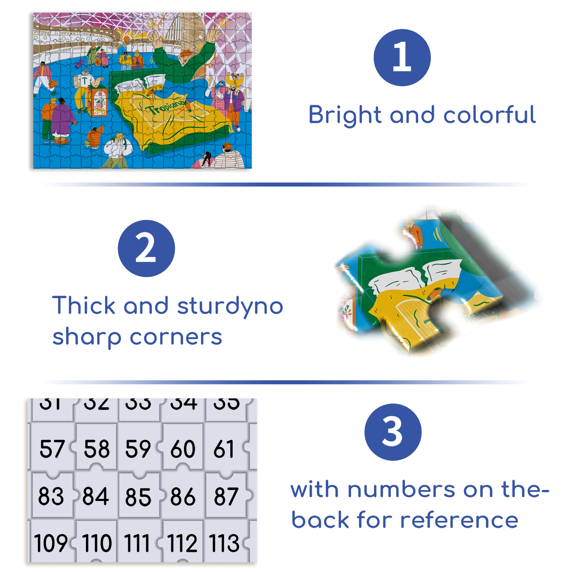 A Life Full Of Ups And Downs 500pcs/1000pcs Jigsaw Puzzle, Scratch-Resistant, Interactive Family Game & Brain-Boosting DIY Decor, Perfect for Halloween, Christmas & New Year Gifts, Family Puzzle Game