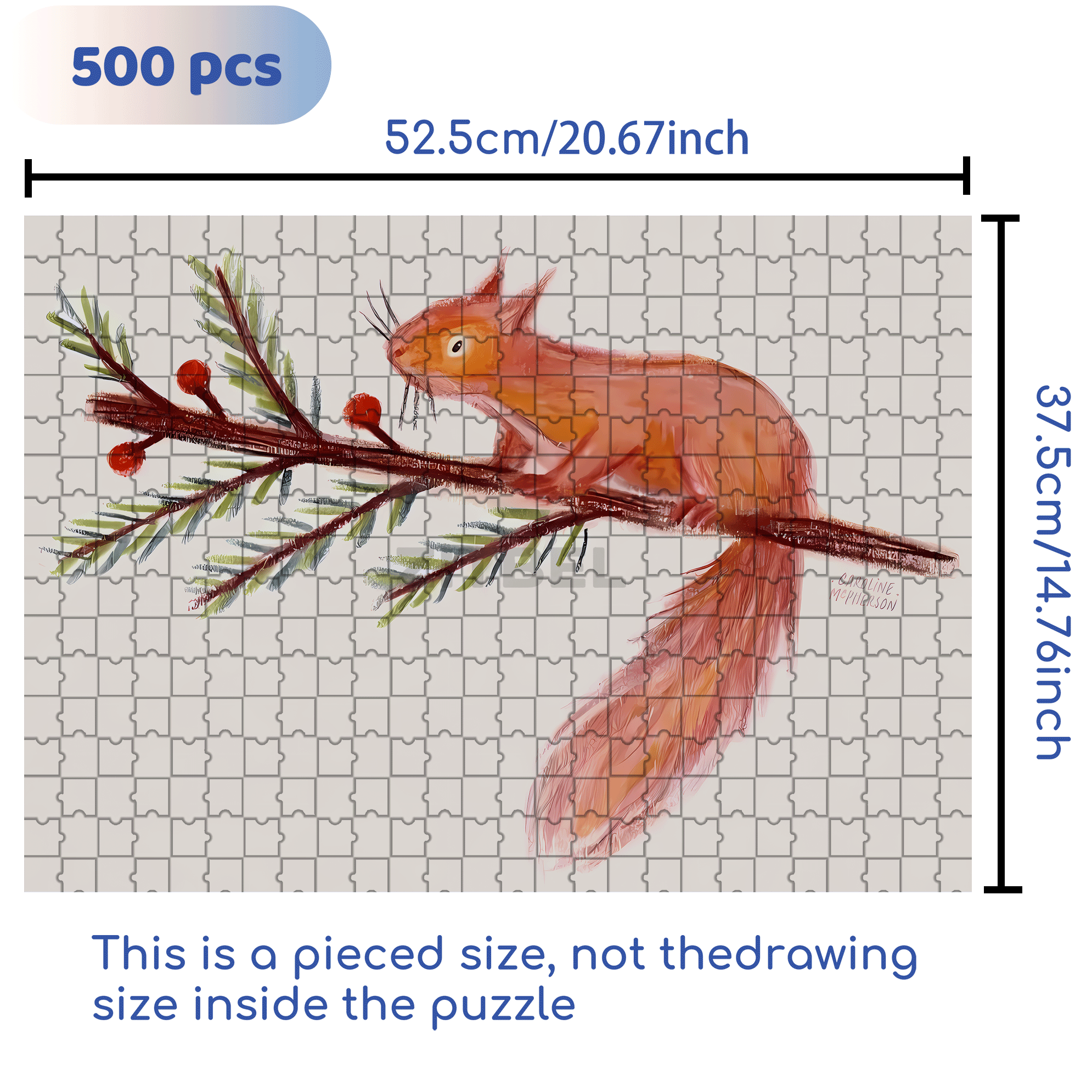 Adventures In The Forest 4 500pcs/1000pcs Jigsaw Puzzle, Scratch-Resistant, Interactive Family Game & Brain-Boosting DIY Decor, Perfect for Halloween, Christmas & New Year Gifts, Family Puzzle Game