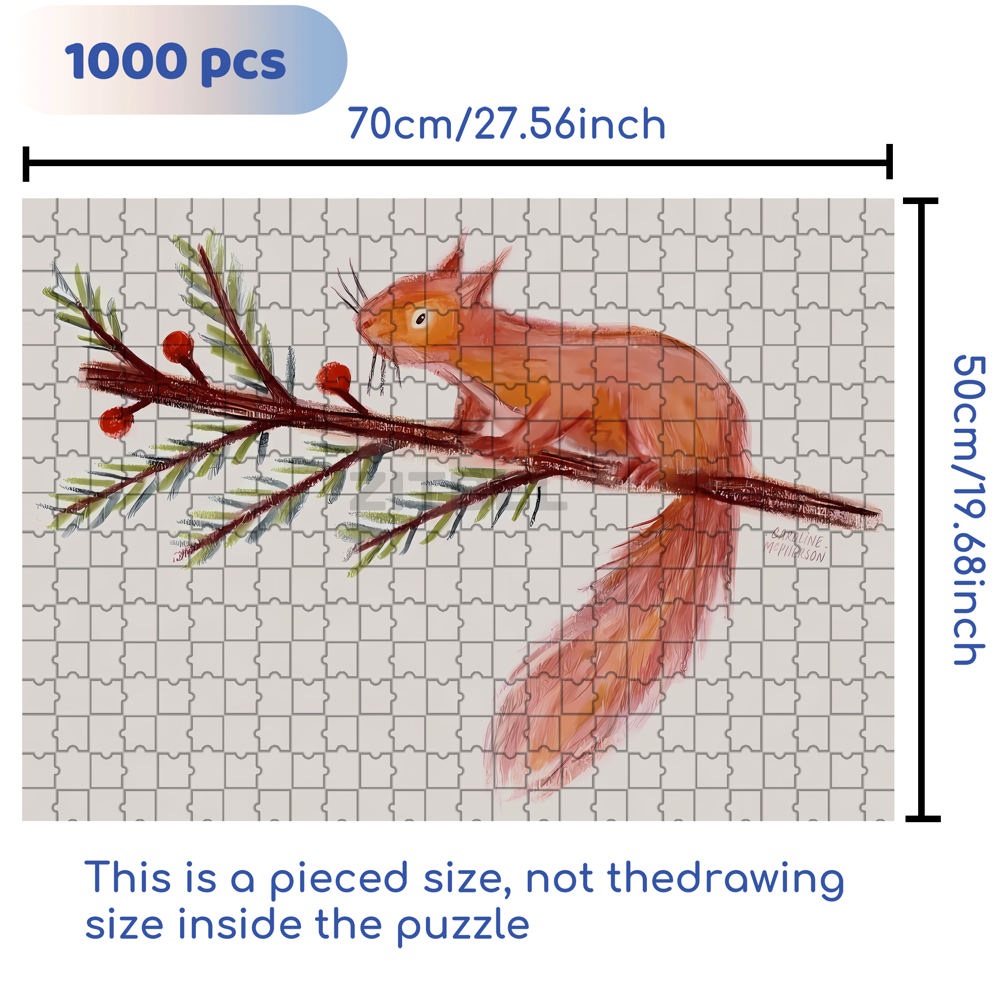 Adventures In The Forest 4 500pcs/1000pcs Jigsaw Puzzle, Scratch-Resistant, Interactive Family Game & Brain-Boosting DIY Decor, Perfect for Halloween, Christmas & New Year Gifts, Family Puzzle Game