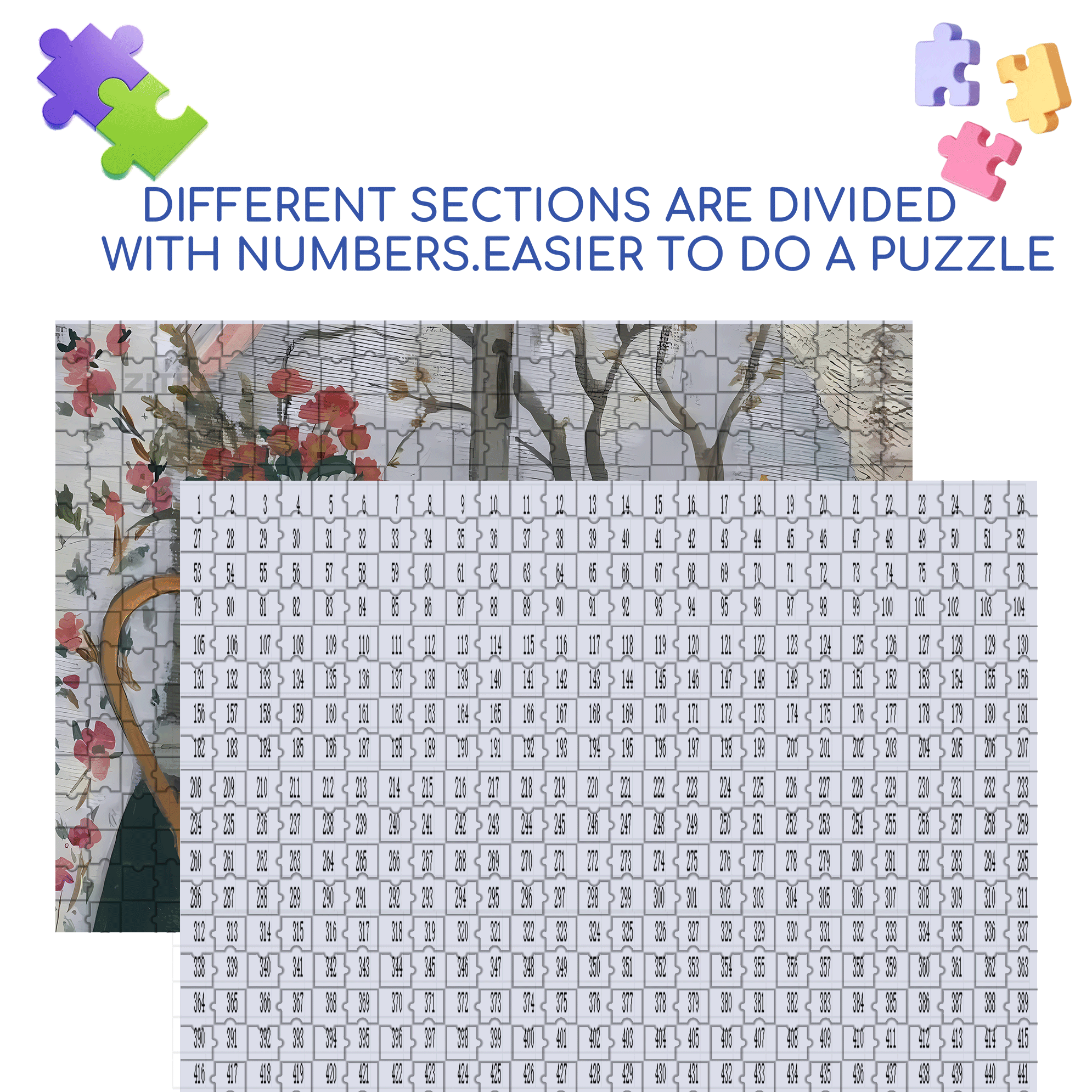 Autumn's Sentiments 500pcs/1000pcs Jigsaw Puzzle, Scratch-Resistant, Interactive Family Game & Brain-Boosting DIY Decor, Perfect for Halloween, Christmas & New Year Gifts, Family Puzzle Game