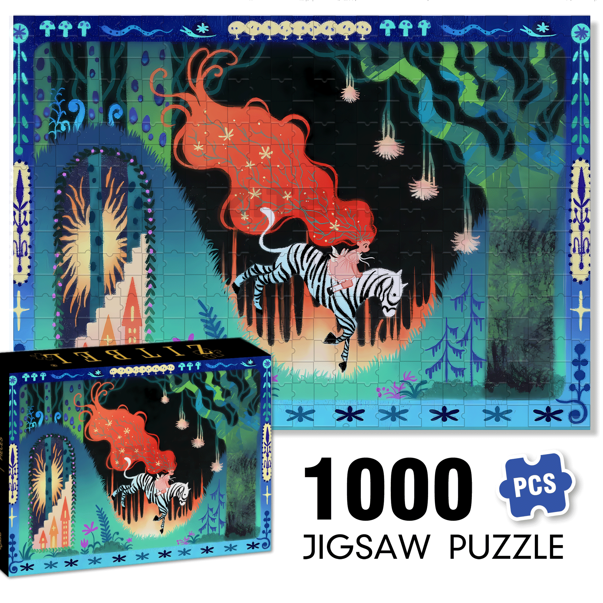 Dreams Are The Archaeology Of The Night 500pcs/1000pcs Jigsaw Puzzle, Scratch-Resistant, Interactive Family Game & Brain-Boosting DIY Decor, Perfect for Halloween, Christmas & New Year Gifts, Family Puzzle Game