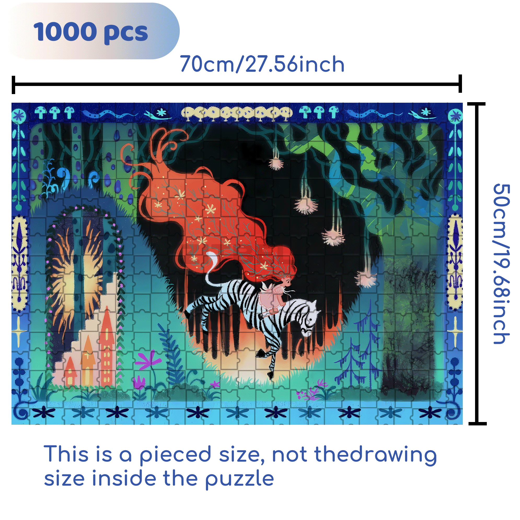 Dreams Are The Archaeology Of The Night 500pcs/1000pcs Jigsaw Puzzle, Scratch-Resistant, Interactive Family Game & Brain-Boosting DIY Decor, Perfect for Halloween, Christmas & New Year Gifts, Family Puzzle Game