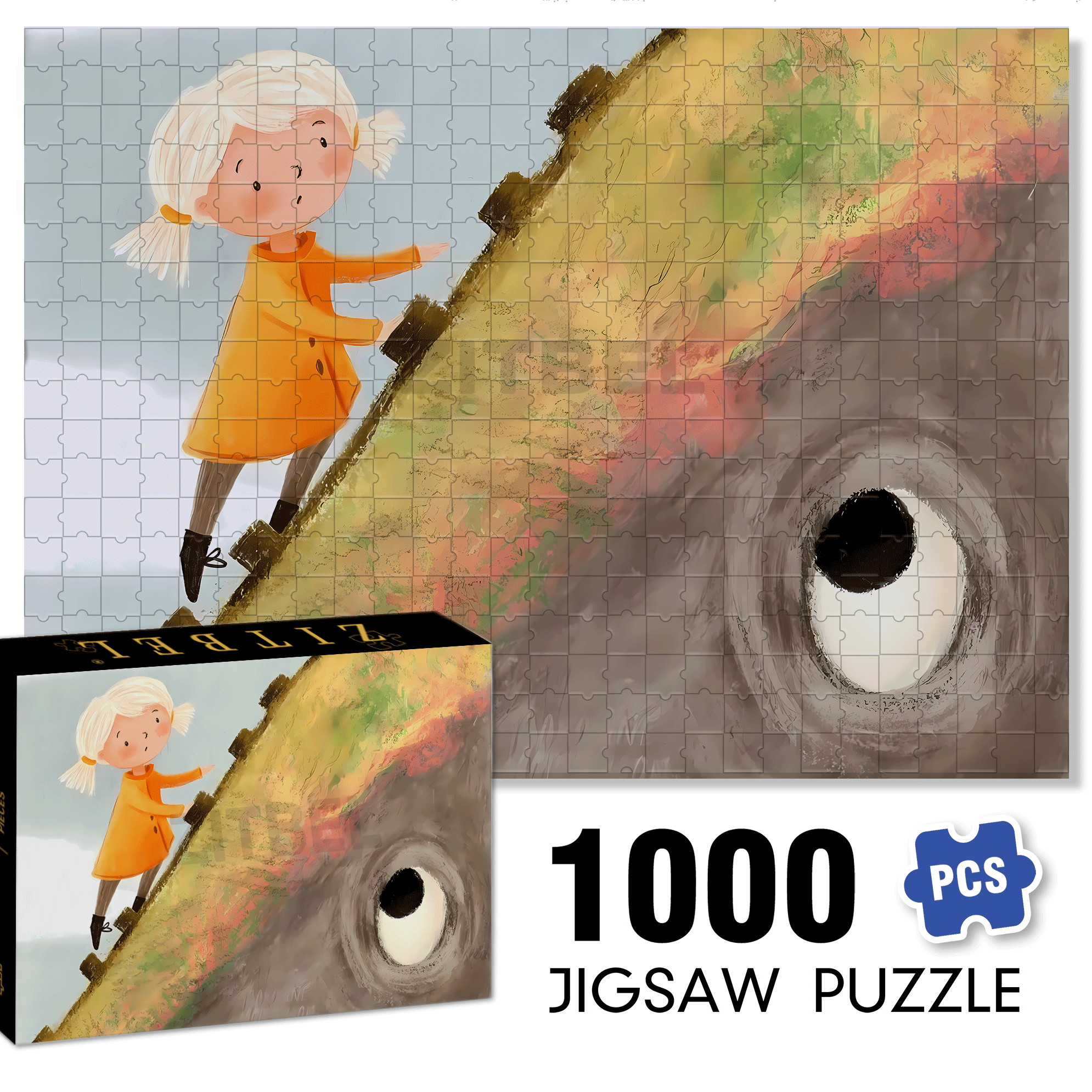 Experience The Little Joys Of Life 9 500pcs/1000pcs Jigsaw Puzzle, Scratch-Resistant, Interactive Family Game & Brain-Boosting DIY Decor, Perfect for Halloween, Christmas & New Year Gifts, Family Puzzle Game