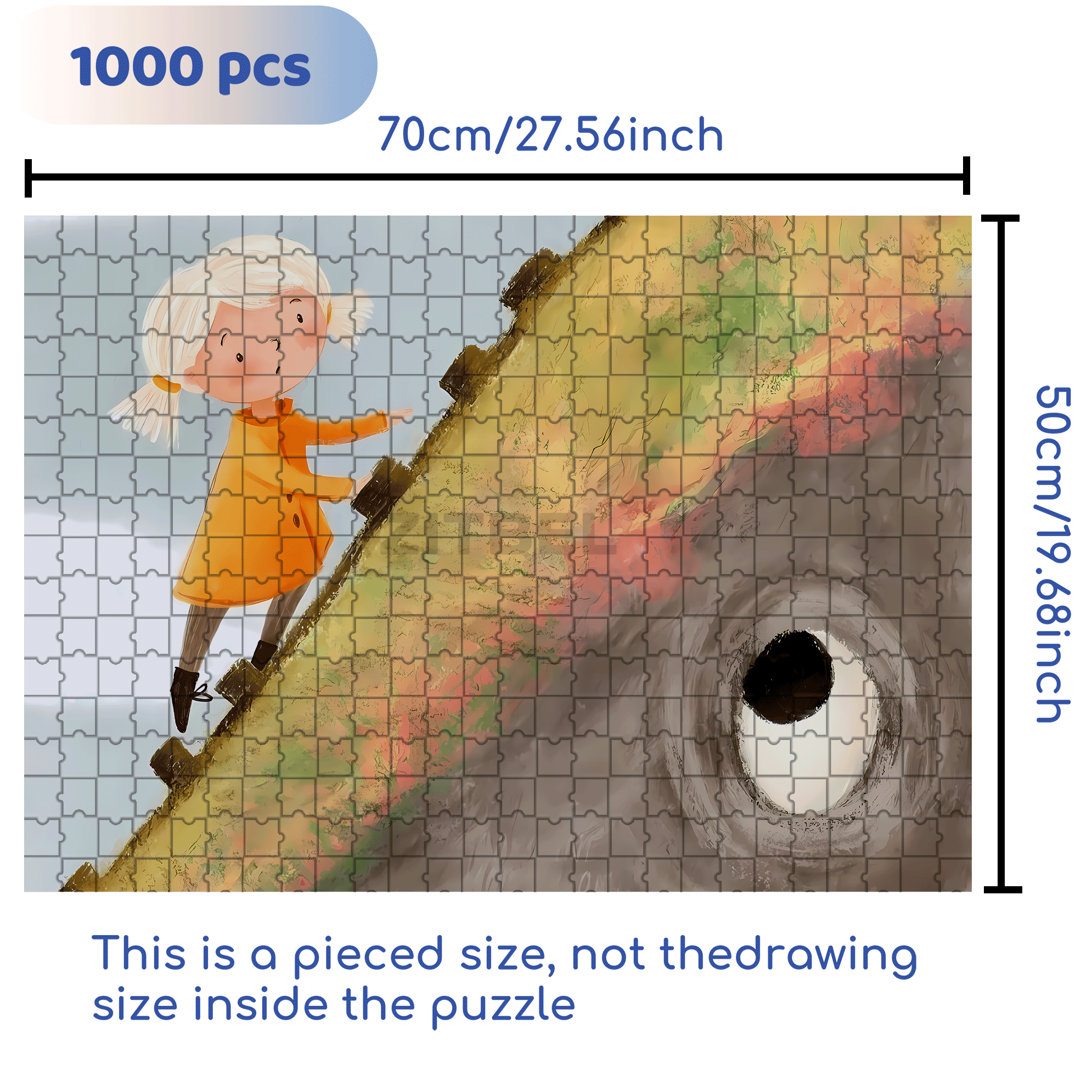 Experience The Little Joys Of Life 9 500pcs/1000pcs Jigsaw Puzzle, Scratch-Resistant, Interactive Family Game & Brain-Boosting DIY Decor, Perfect for Halloween, Christmas & New Year Gifts, Family Puzzle Game