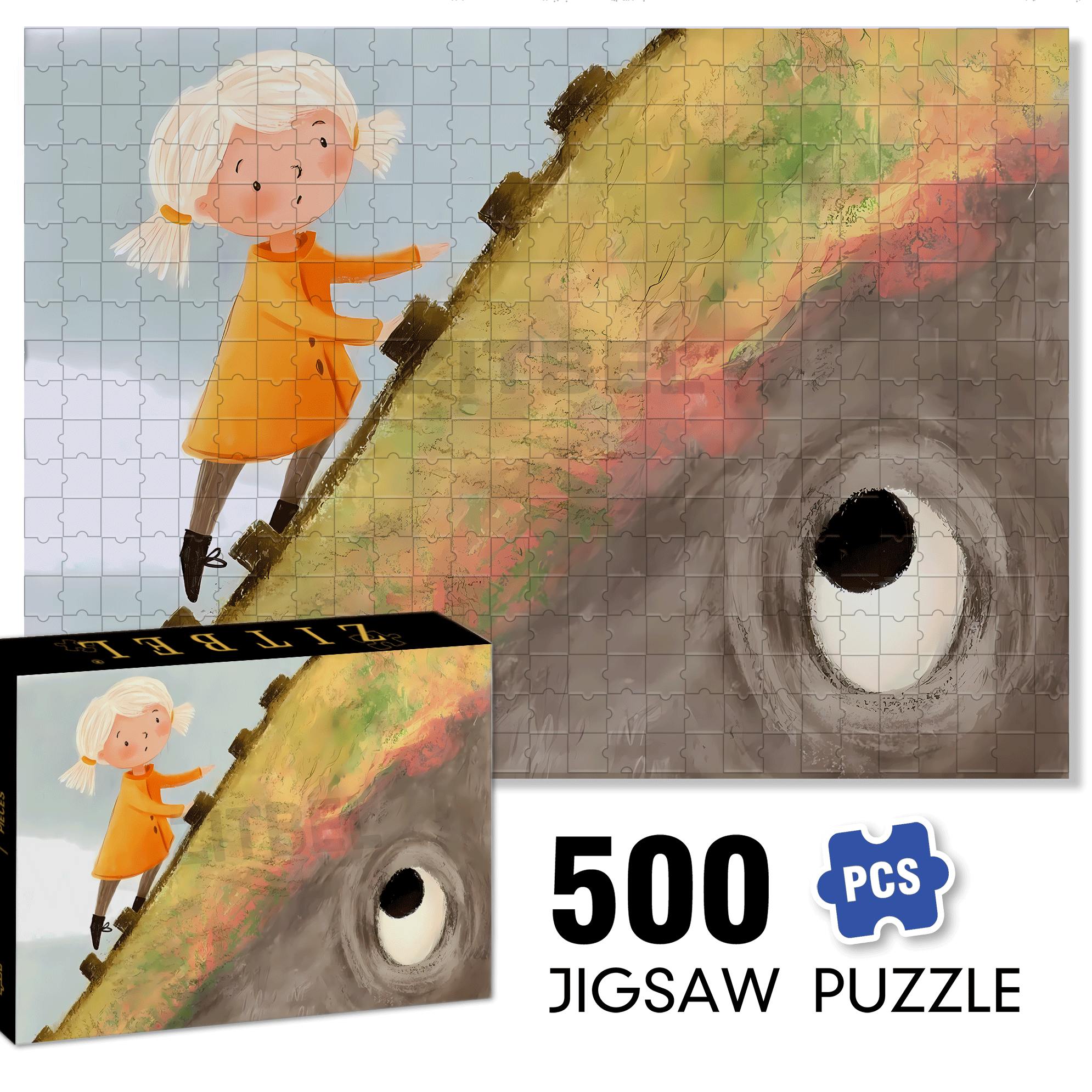 Experience The Little Joys Of Life 9 500pcs/1000pcs Jigsaw Puzzle, Scratch-Resistant, Interactive Family Game & Brain-Boosting DIY Decor, Perfect for Halloween, Christmas & New Year Gifts, Family Puzzle Game
