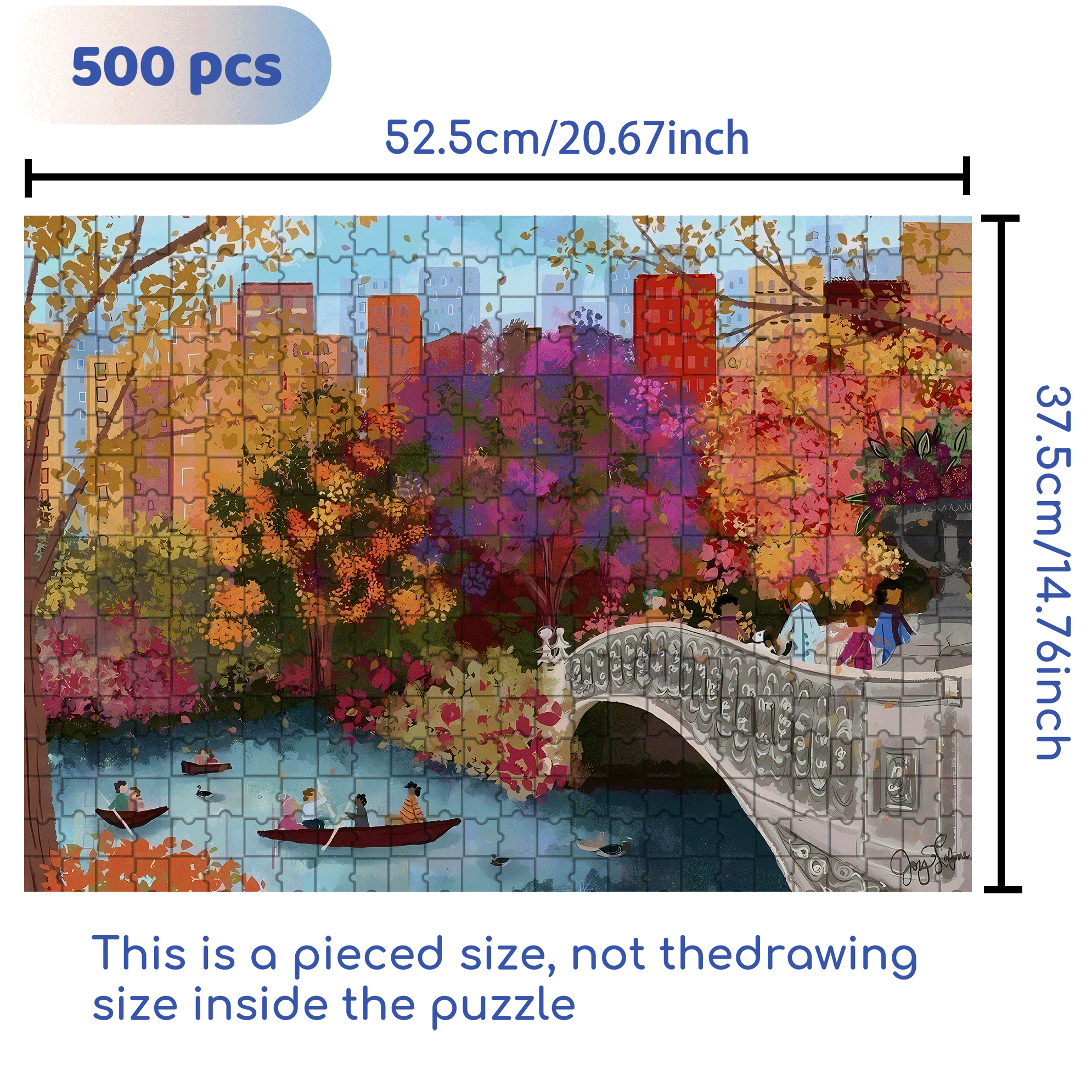Live Your Life In A Gentle Manner 11 500pcs/1000pcs Jigsaw Puzzle, Scratch-Resistant, Interactive Family Game & Brain-Boosting DIY Decor, Perfect for Halloween, Christmas & New Year Gifts, Family Puzzle Game