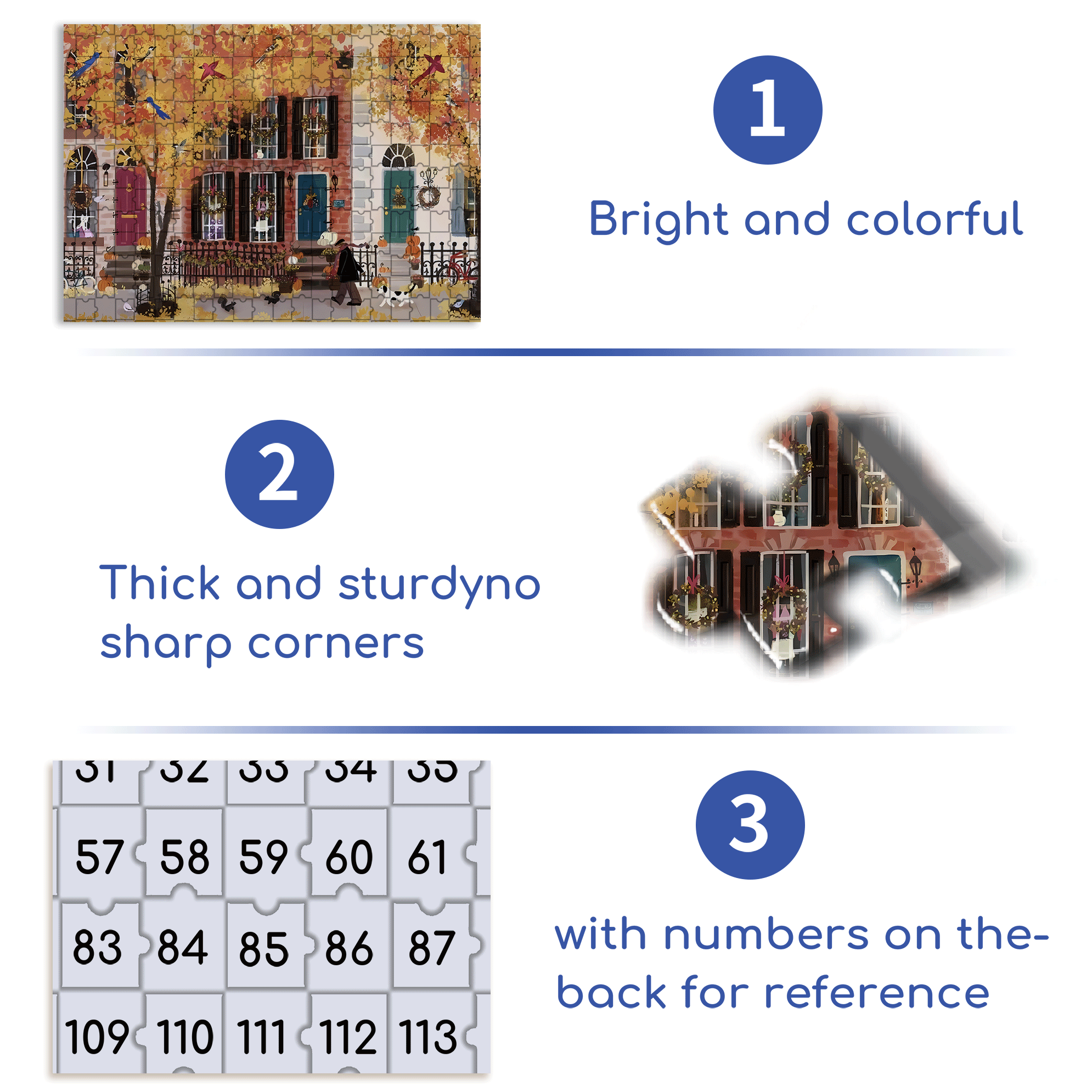 Live Your Life In A Gentle Manner 13 500pcs/1000pcs Jigsaw Puzzle, Scratch-Resistant, Interactive Family Game & Brain-Boosting DIY Decor, Perfect for Halloween, Christmas & New Year Gifts, Family Puzzle Game