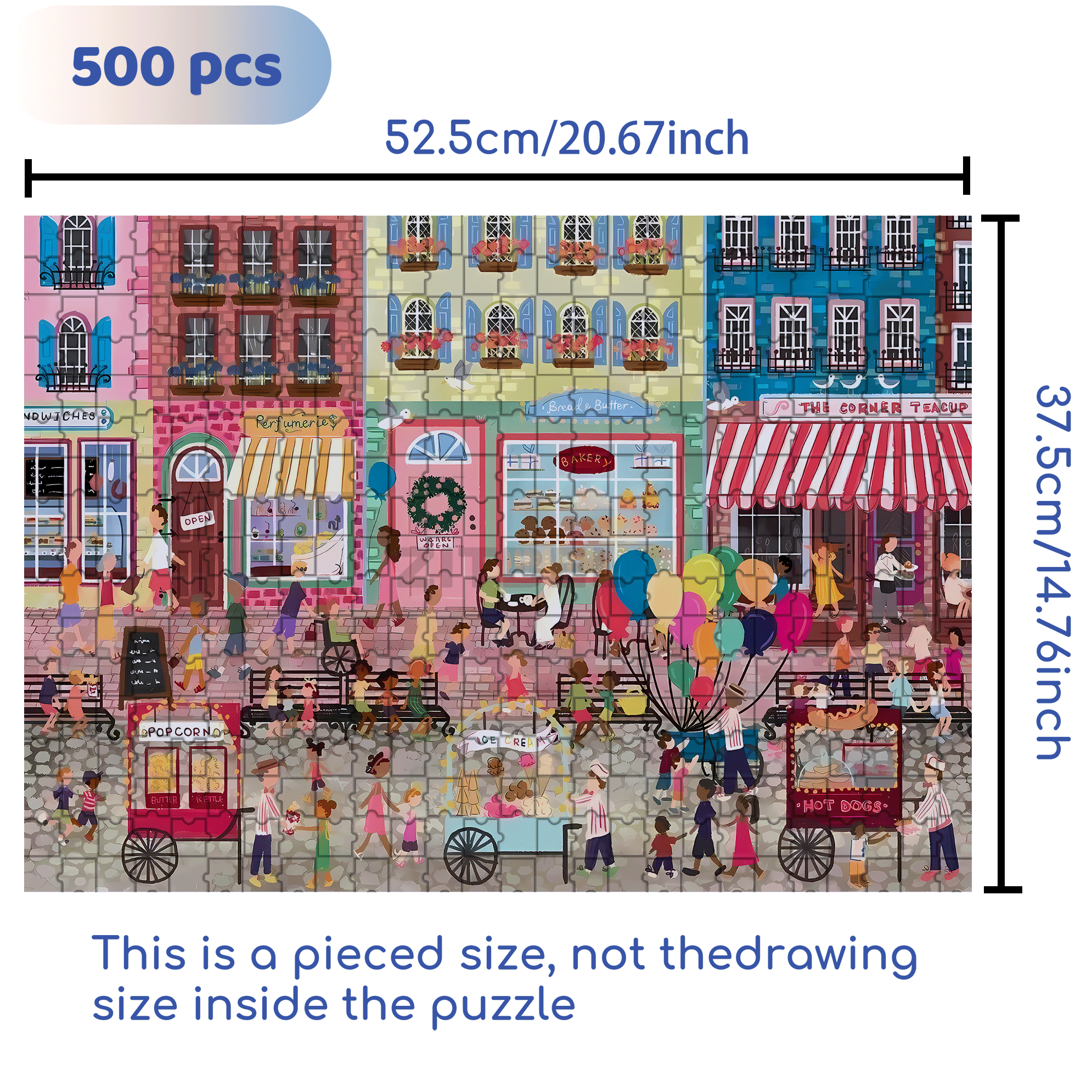 Live Your Life In A Gentle Manner 18 500pcs/1000pcs Jigsaw Puzzle, Scratch-Resistant, Interactive Family Game & Brain-Boosting DIY Decor, Perfect for Halloween, Christmas & New Year Gifts, Family Puzzle Game