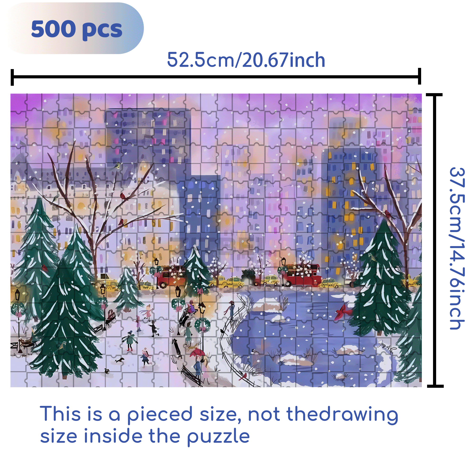 Live Your Life In A Gentle Manner 26 500pcs/1000pcs Jigsaw Puzzle, Scratch-Resistant, Interactive Family Game & Brain-Boosting DIY Decor, Perfect for Halloween, Christmas & New Year Gifts, Family Puzzle Game
