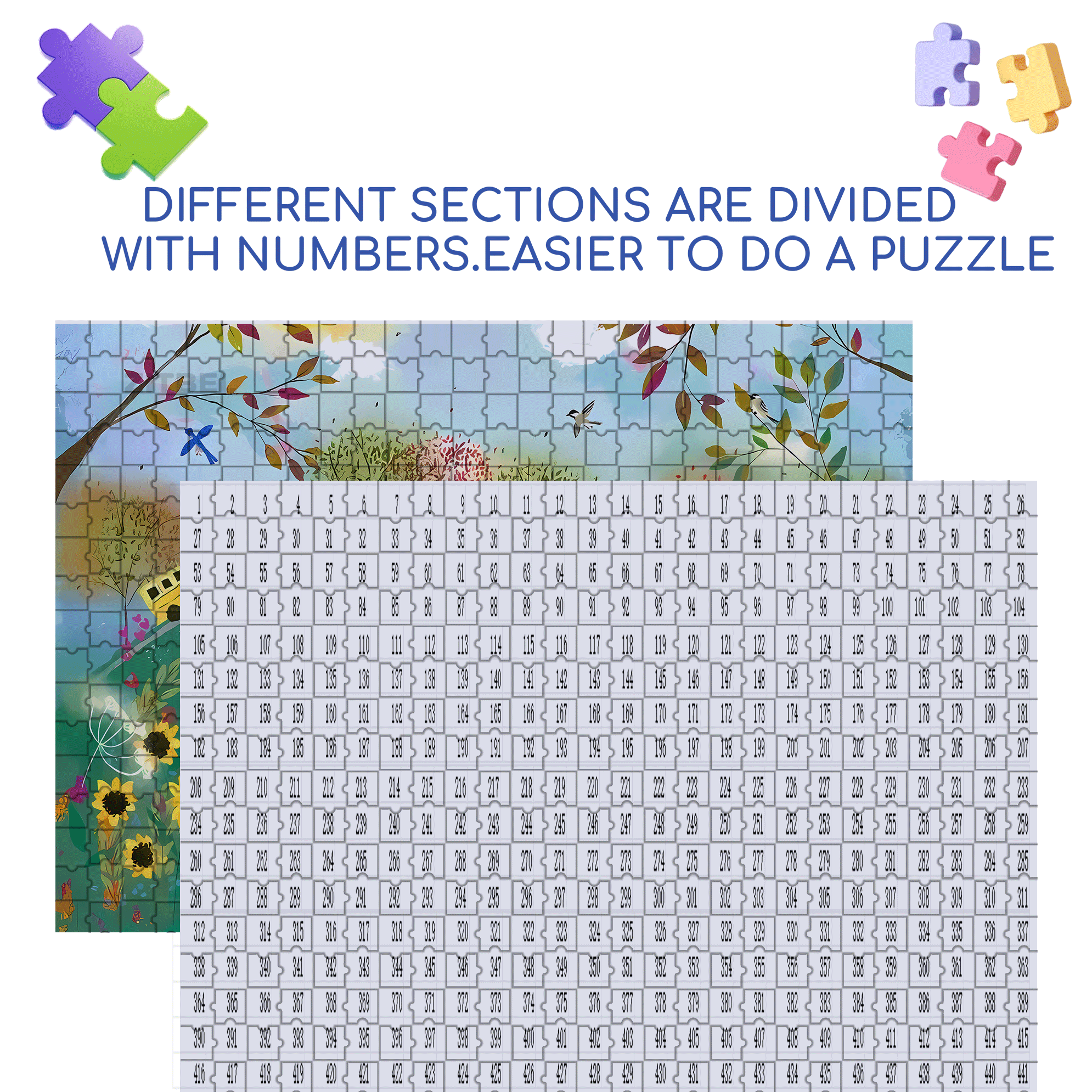 Live Your Life In A Gentle Manner 30 500pcs/1000pcs Jigsaw Puzzle, Scratch-Resistant, Interactive Family Game & Brain-Boosting DIY Decor, Perfect for Halloween, Christmas & New Year Gifts, Family Puzzle Game