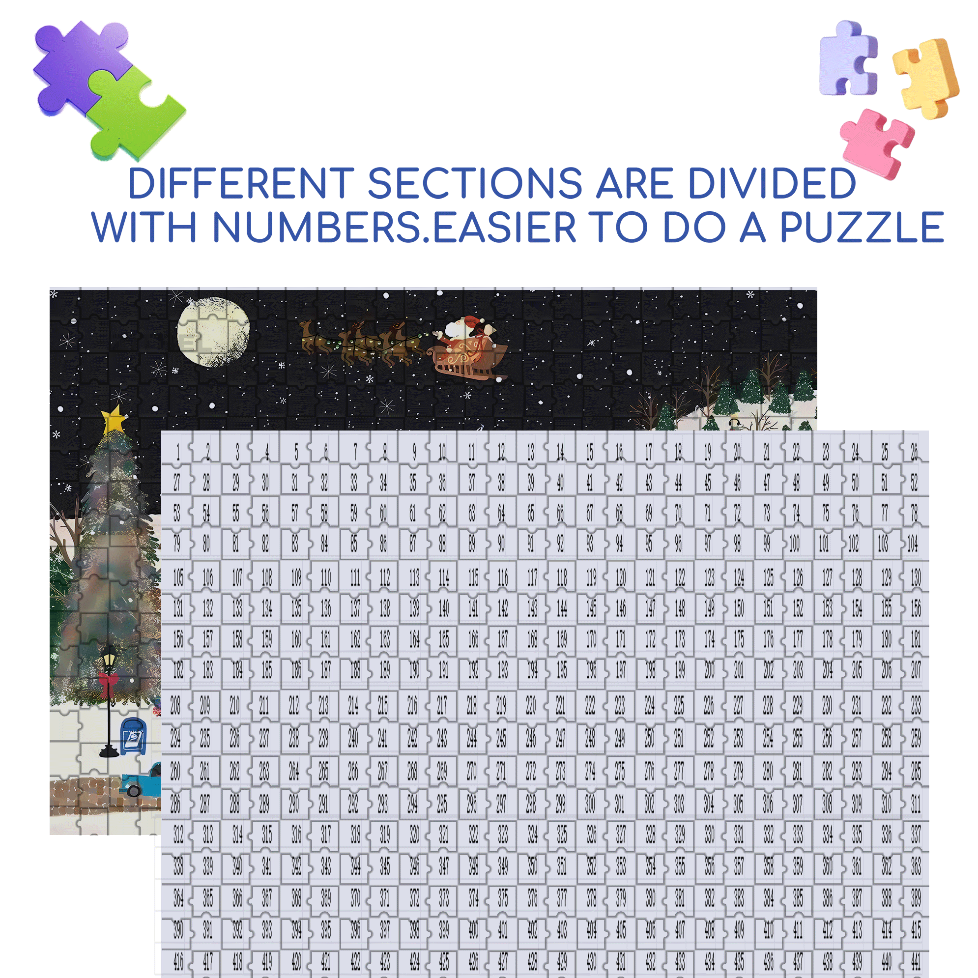 Live Your Life In A Gentle Manner 31 500pcs/1000pcs Jigsaw Puzzle, Scratch-Resistant, Interactive Family Game & Brain-Boosting DIY Decor, Perfect for Halloween, Christmas & New Year Gifts, Family Puzzle Game