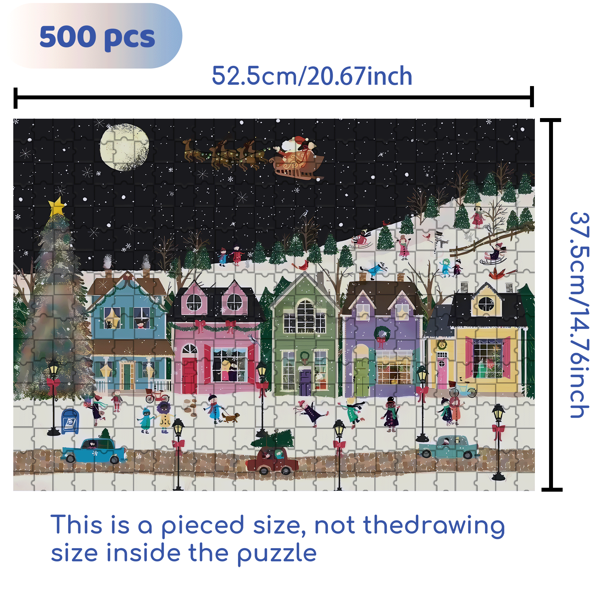 Live Your Life In A Gentle Manner 31 500pcs/1000pcs Jigsaw Puzzle, Scratch-Resistant, Interactive Family Game & Brain-Boosting DIY Decor, Perfect for Halloween, Christmas & New Year Gifts, Family Puzzle Game