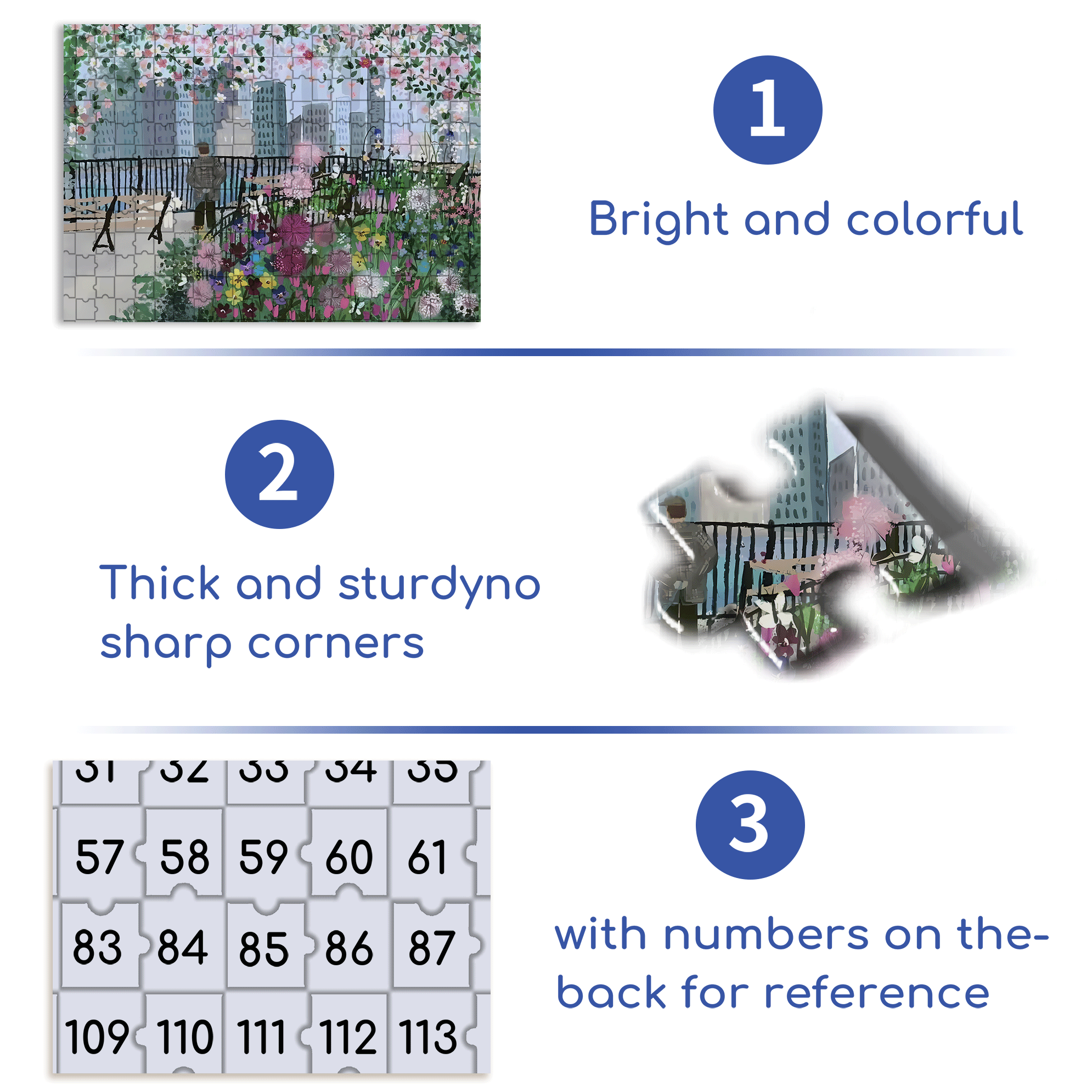Live Your Life In A Gentle Manner 32 500pcs/1000pcs Jigsaw Puzzle, Scratch-Resistant, Interactive Family Game & Brain-Boosting DIY Decor, Perfect for Halloween, Christmas & New Year Gifts, Family Puzzle Game