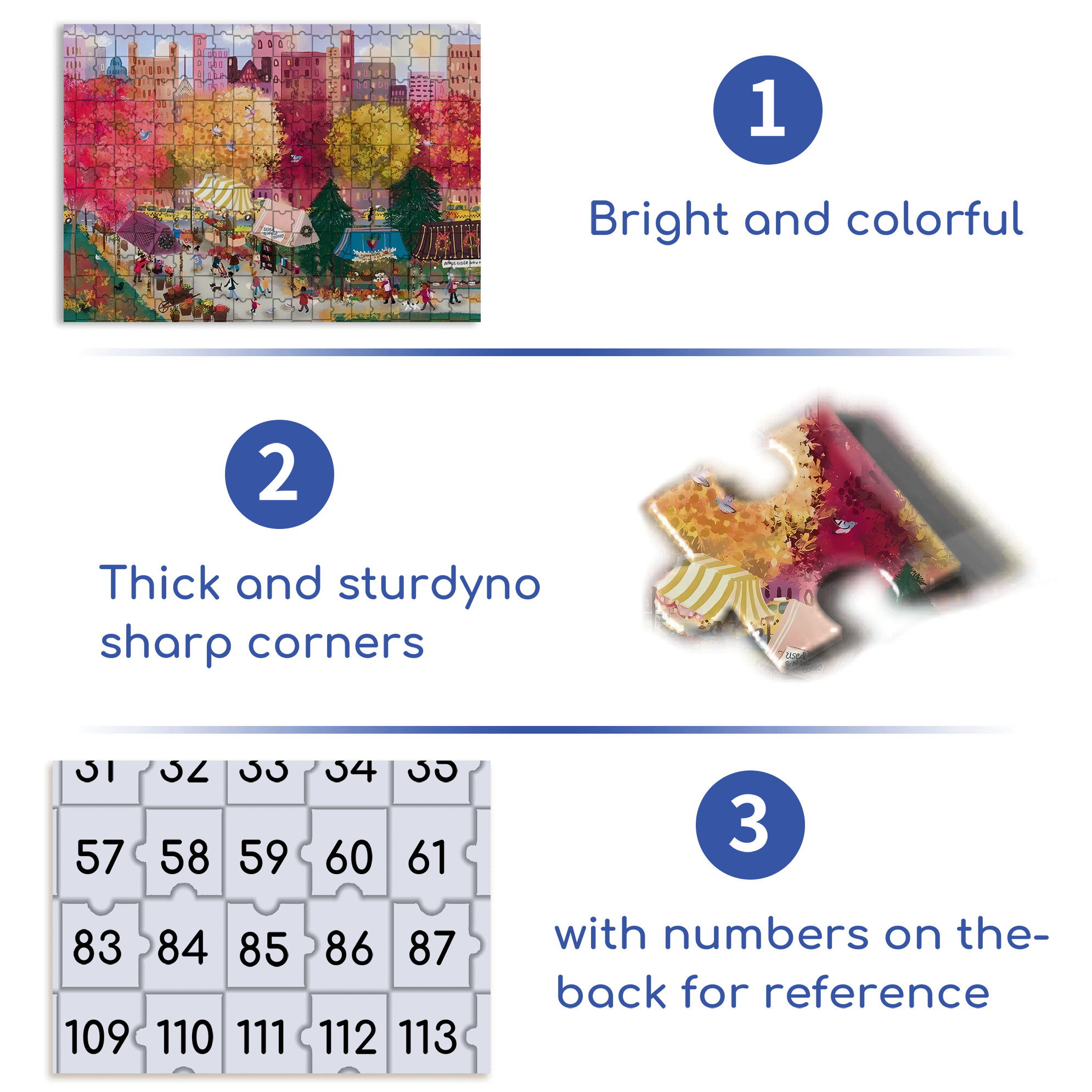 Live Your Life In A Gentle Manner 33 500pcs/1000pcs Jigsaw Puzzle, Scratch-Resistant, Interactive Family Game & Brain-Boosting DIY Decor, Perfect for Halloween, Christmas & New Year Gifts, Family Puzzle Game