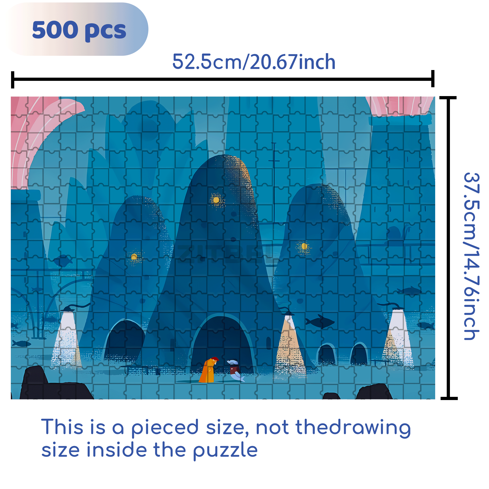 Norse Mythology 5 500pcs/1000pcs Jigsaw Puzzle, Scratch-Resistant, Interactive Family Game & Brain-Boosting DIY Decor, Perfect for Halloween, Christmas & New Year Gifts, Family Puzzle Game