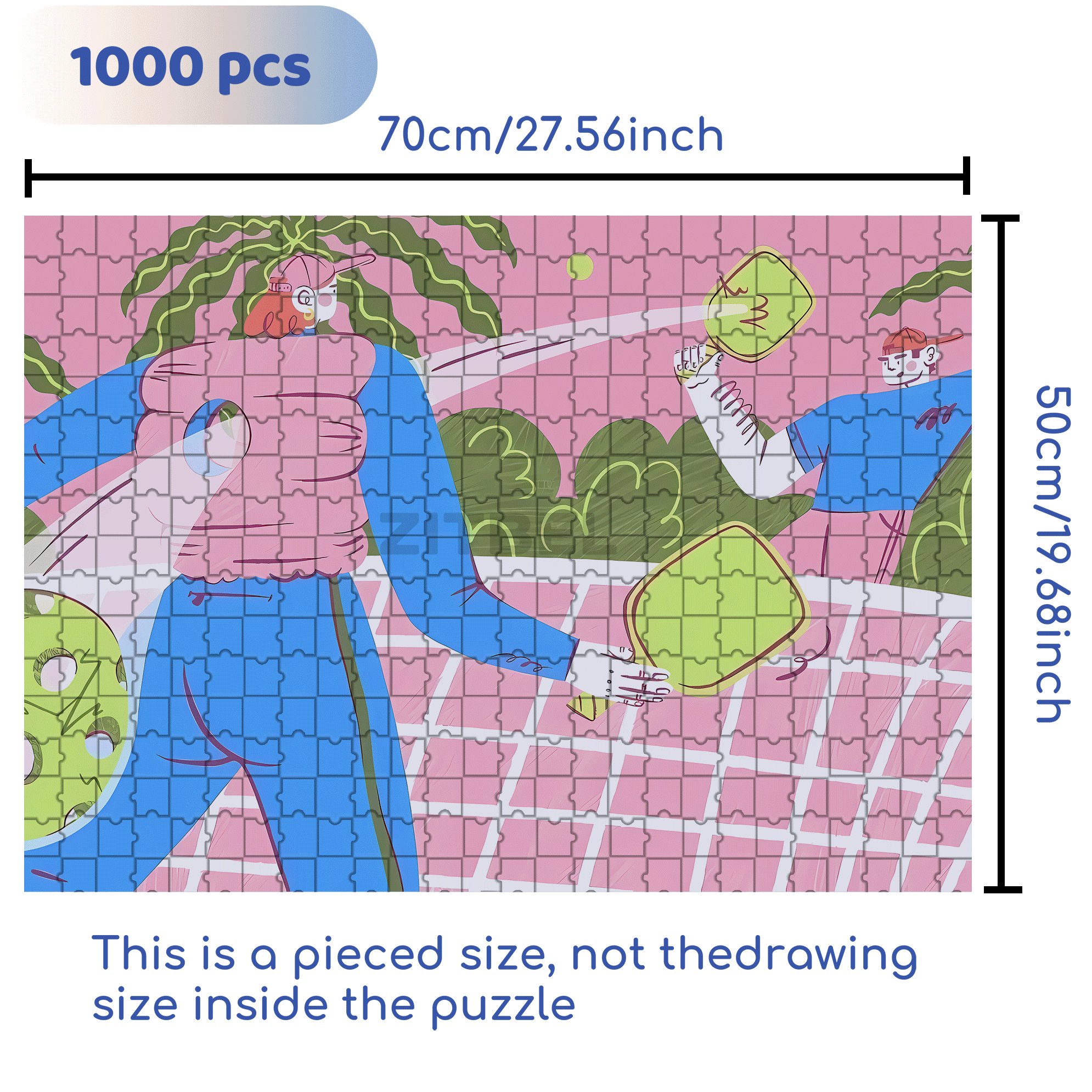 One Hit, One Kill 500pcs/1000pcs Jigsaw Puzzle, Scratch-Resistant, Interactive Family Game & Brain-Boosting DIY Decor, Perfect for Halloween, Christmas & New Year Gifts, Family Puzzle Game