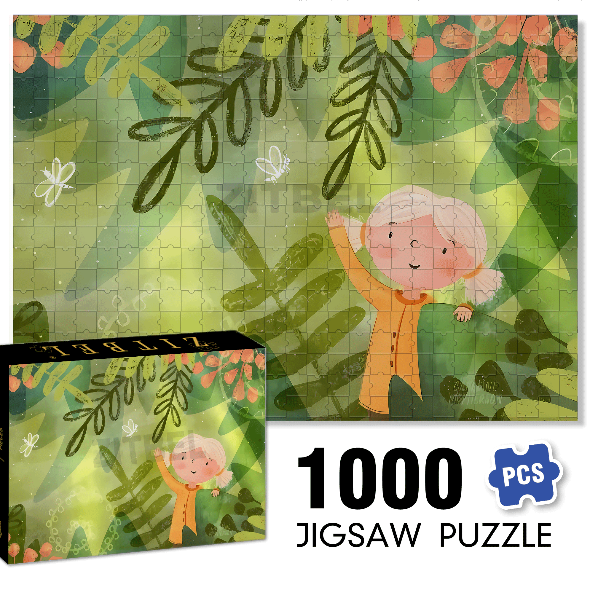 Playful Moments 2 500pcs/1000pcs Jigsaw Puzzle, Scratch-Resistant, Interactive Family Game & Brain-Boosting DIY Decor, Perfect for Halloween, Christmas & New Year Gifts, Family Puzzle Game