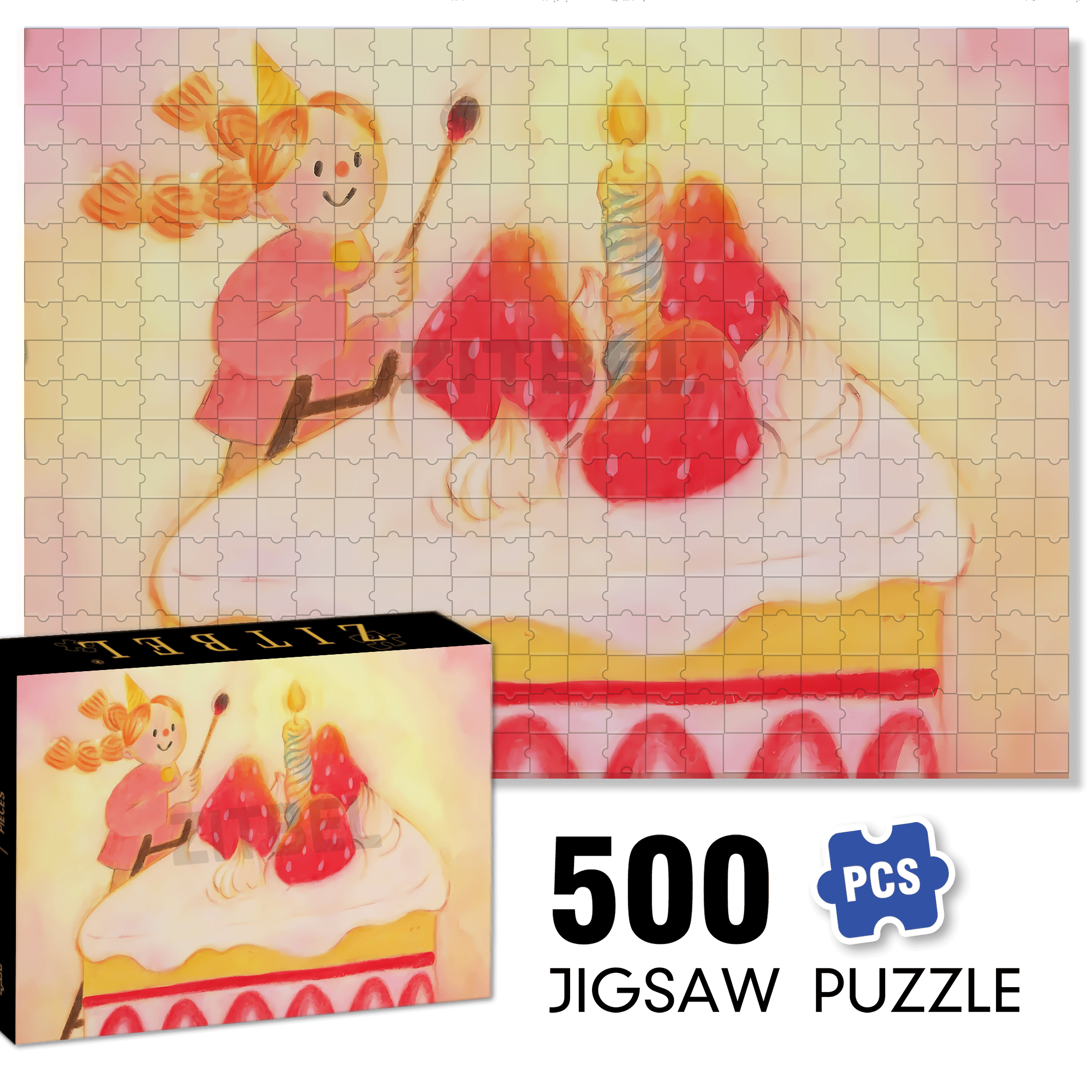 Protagonist 500pcs/1000pcs Jigsaw Puzzle, Scratch-Resistant, Interactive Family Game & Brain-Boosting DIY Decor, Perfect for Halloween, Christmas & New Year Gifts, Family Puzzle Game