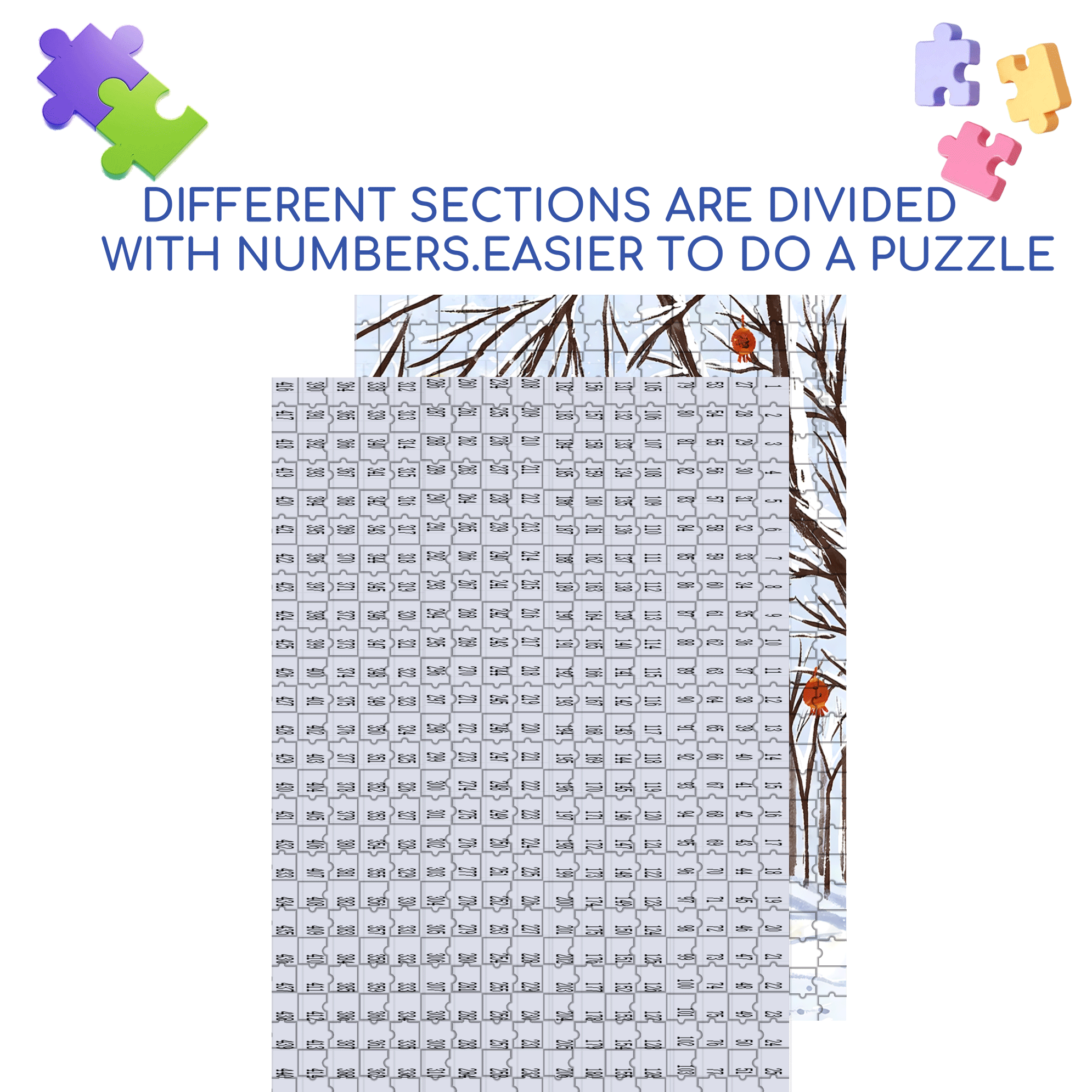 A Bakery In The Snow 500pcs/1000pcs Jigsaw Puzzle, Scratch-Resistant, Interactive Family Game & Brain-Boosting DIY Decor, Perfect for Halloween, Christmas & New Year Gifts, Family Puzzle Game