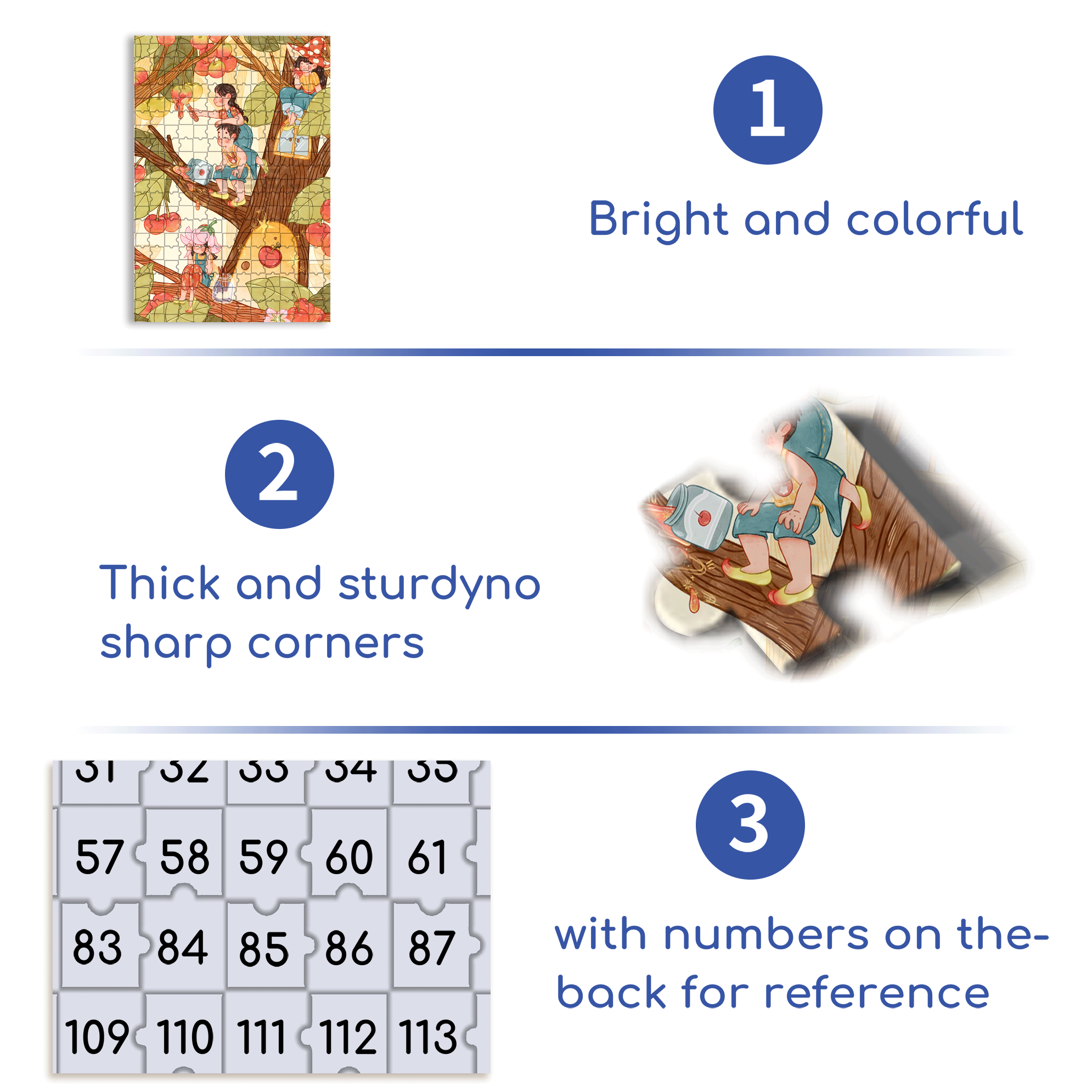 About Cherry  500pcs/1000pcs Jigsaw Puzzle, Scratch-Resistant, Interactive Family Game & Brain-Boosting DIY Decor, Perfect for Halloween, Christmas & New Year Gifts, Family Puzzle Game