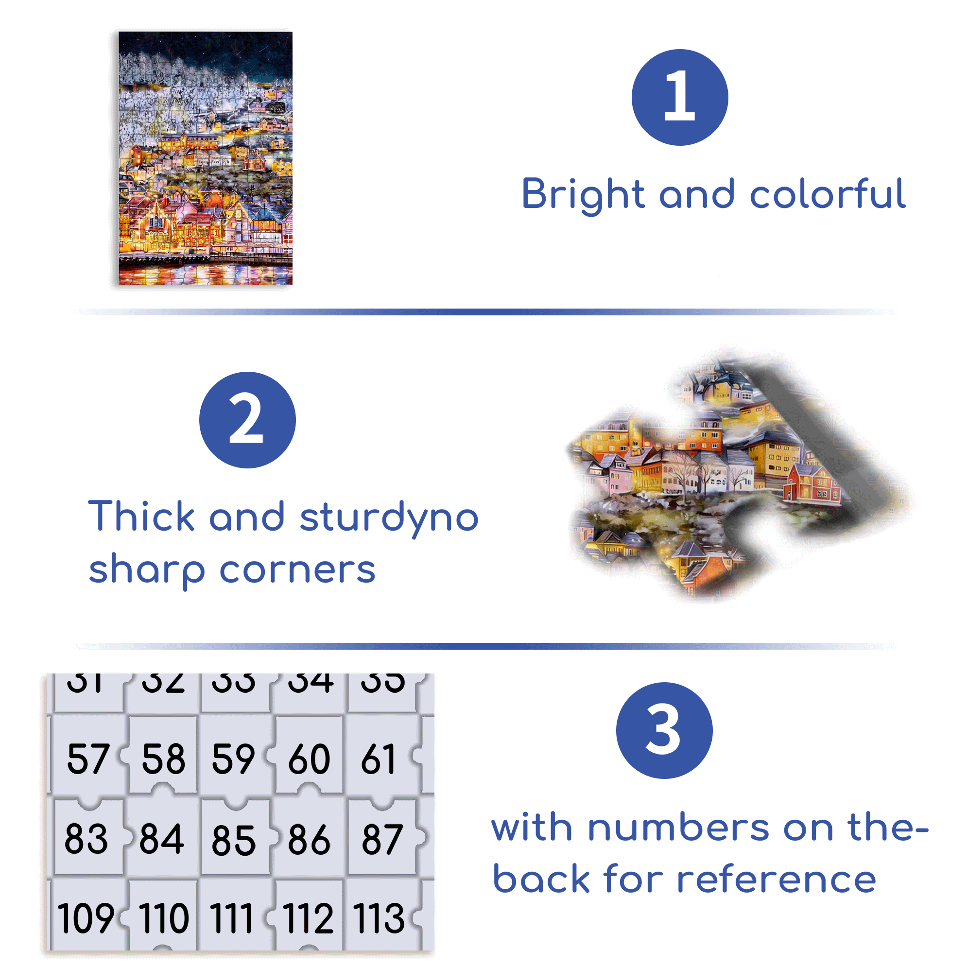 Aurora Forest 500pcs/1000pcs Jigsaw Puzzle, Scratch-Resistant, Interactive Family Game & Brain-Boosting DIY Decor, Perfect for Halloween, Christmas & New Year Gifts, Family Puzzle Game