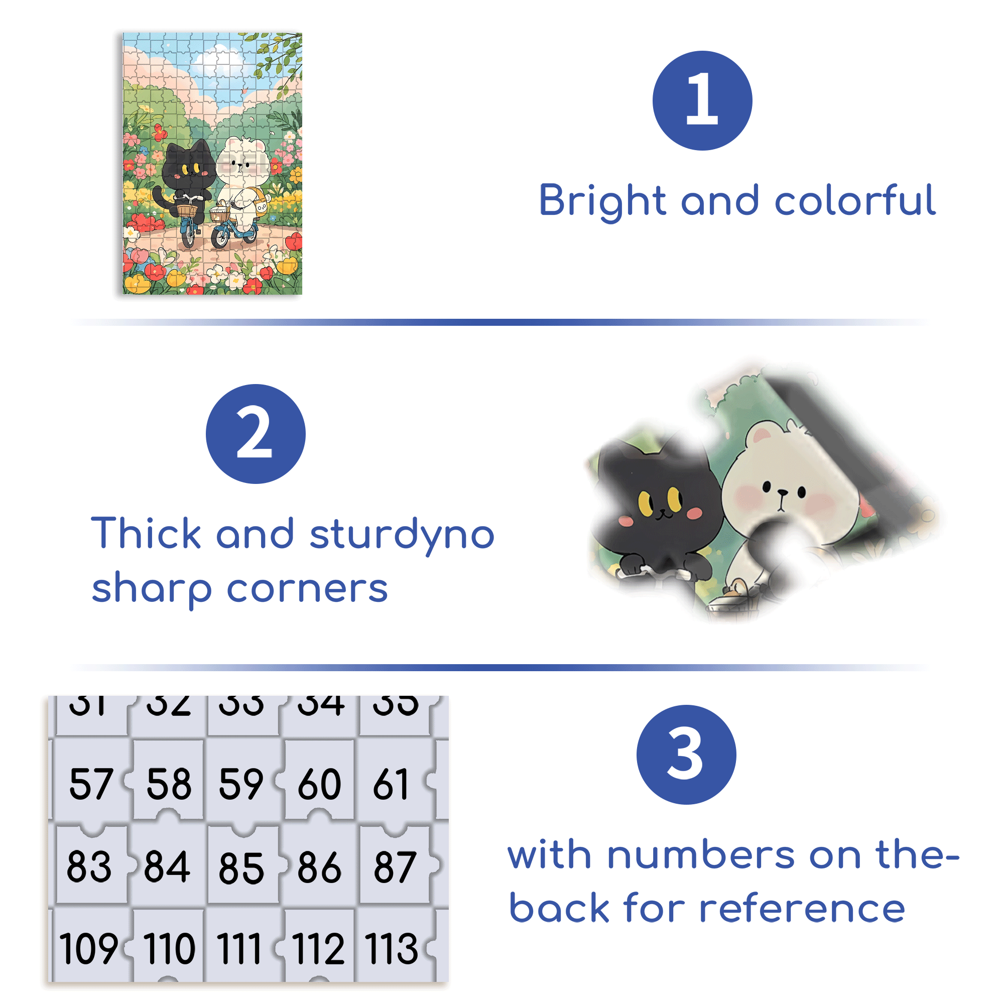 Black And White Combination 500pcs/1000pcs Jigsaw Puzzle, Scratch-Resistant, Interactive Family Game & Brain-Boosting DIY Decor, Perfect for Halloween, Christmas & New Year Gifts, Family Puzzle Game