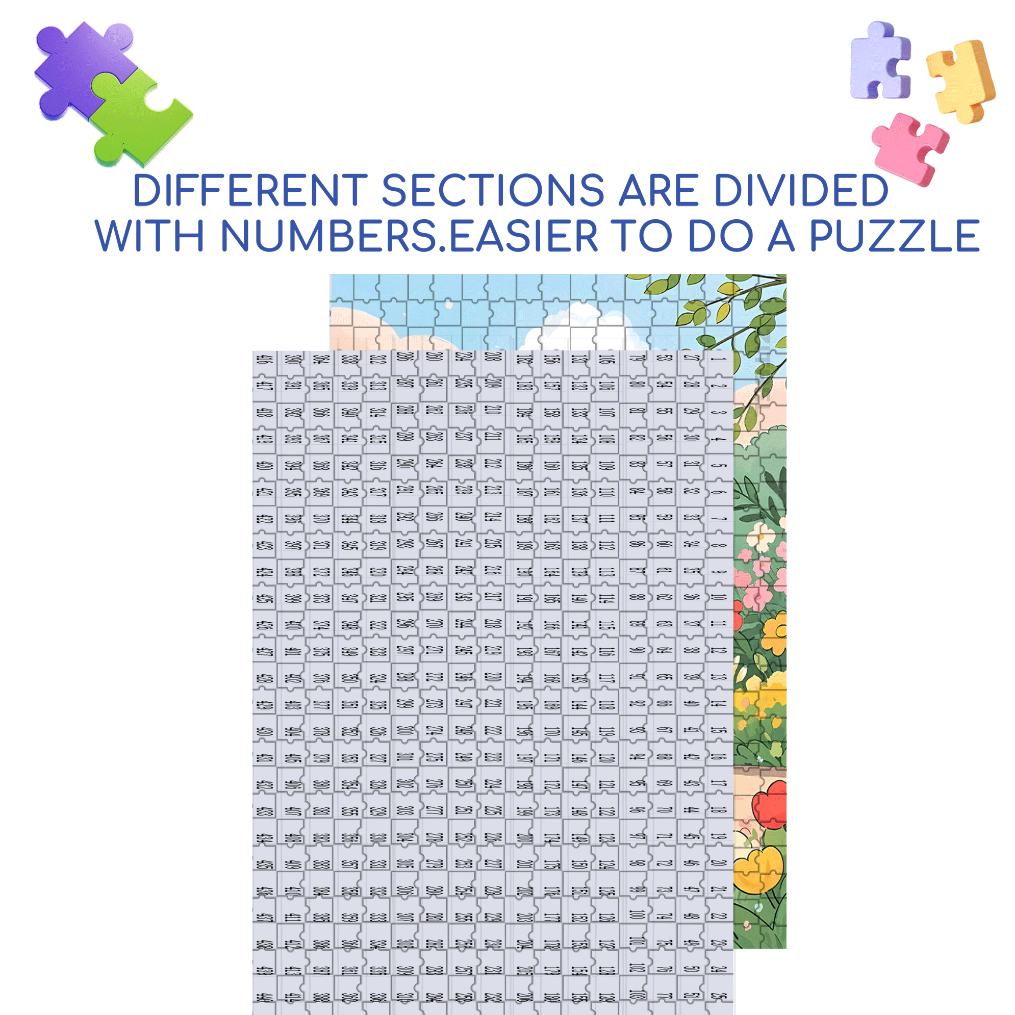 Black And White Combination 500pcs/1000pcs Jigsaw Puzzle, Scratch-Resistant, Interactive Family Game & Brain-Boosting DIY Decor, Perfect for Halloween, Christmas & New Year Gifts, Family Puzzle Game