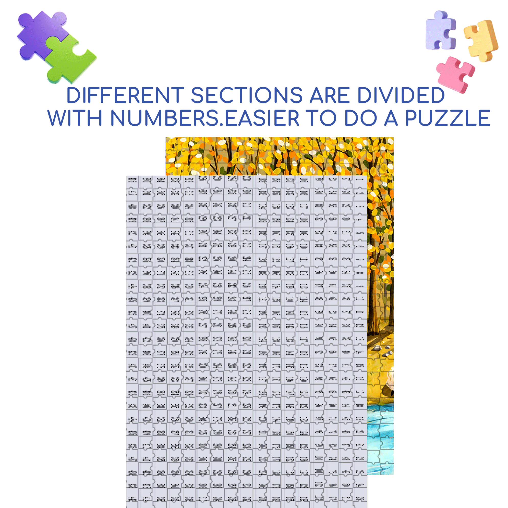 Black-faced Sheep 500pcs/1000pcs Jigsaw Puzzle, Scratch-Resistant, Interactive Family Game & Brain-Boosting DIY Decor, Perfect for Halloween, Christmas & New Year Gifts, Family Puzzle Game
