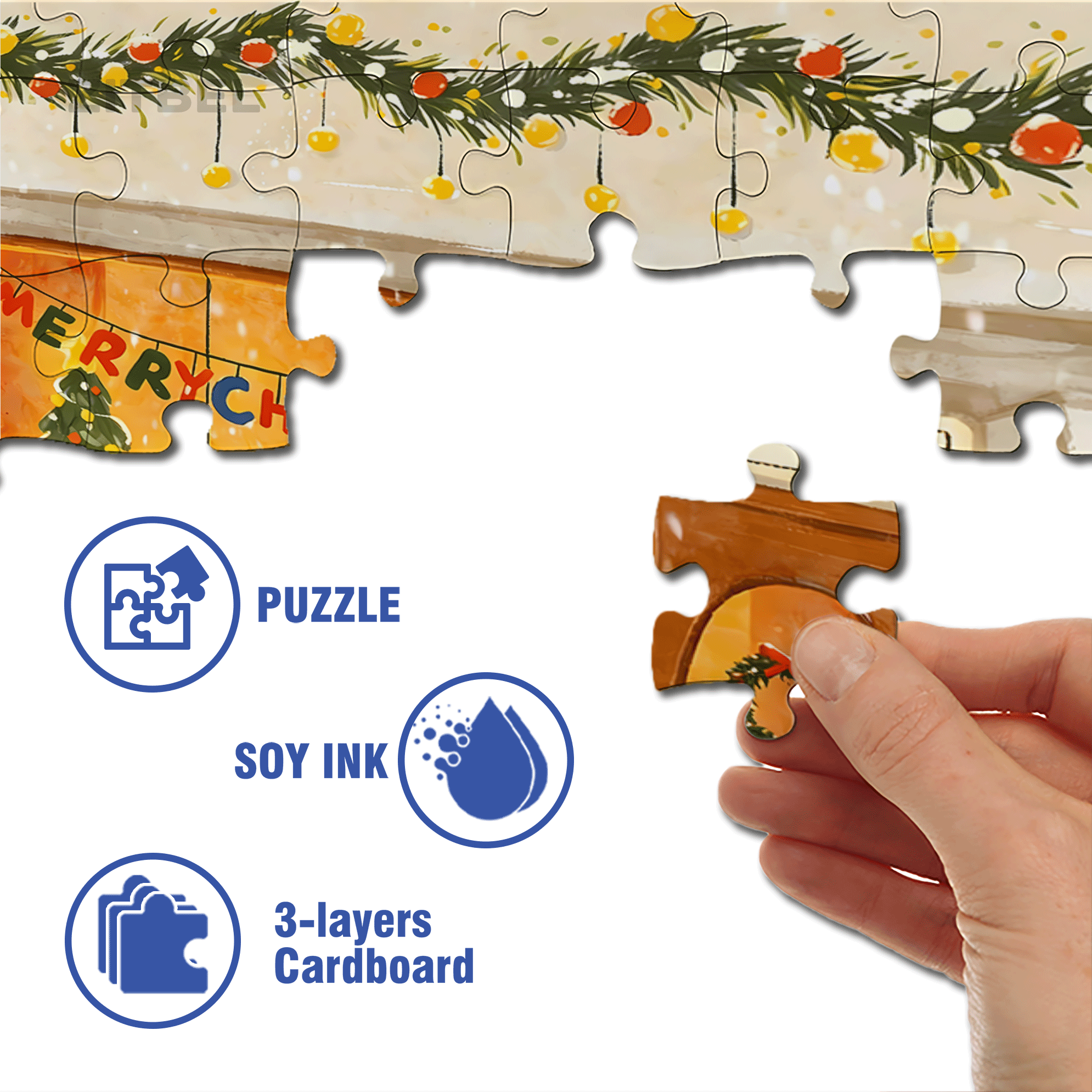 Cake & Coffee 500pcs/1000pcs Jigsaw Puzzle, Scratch-Resistant, Interactive Family Game & Brain-Boosting DIY Decor, Perfect for Halloween, Christmas & New Year Gifts, Family Puzzle Game