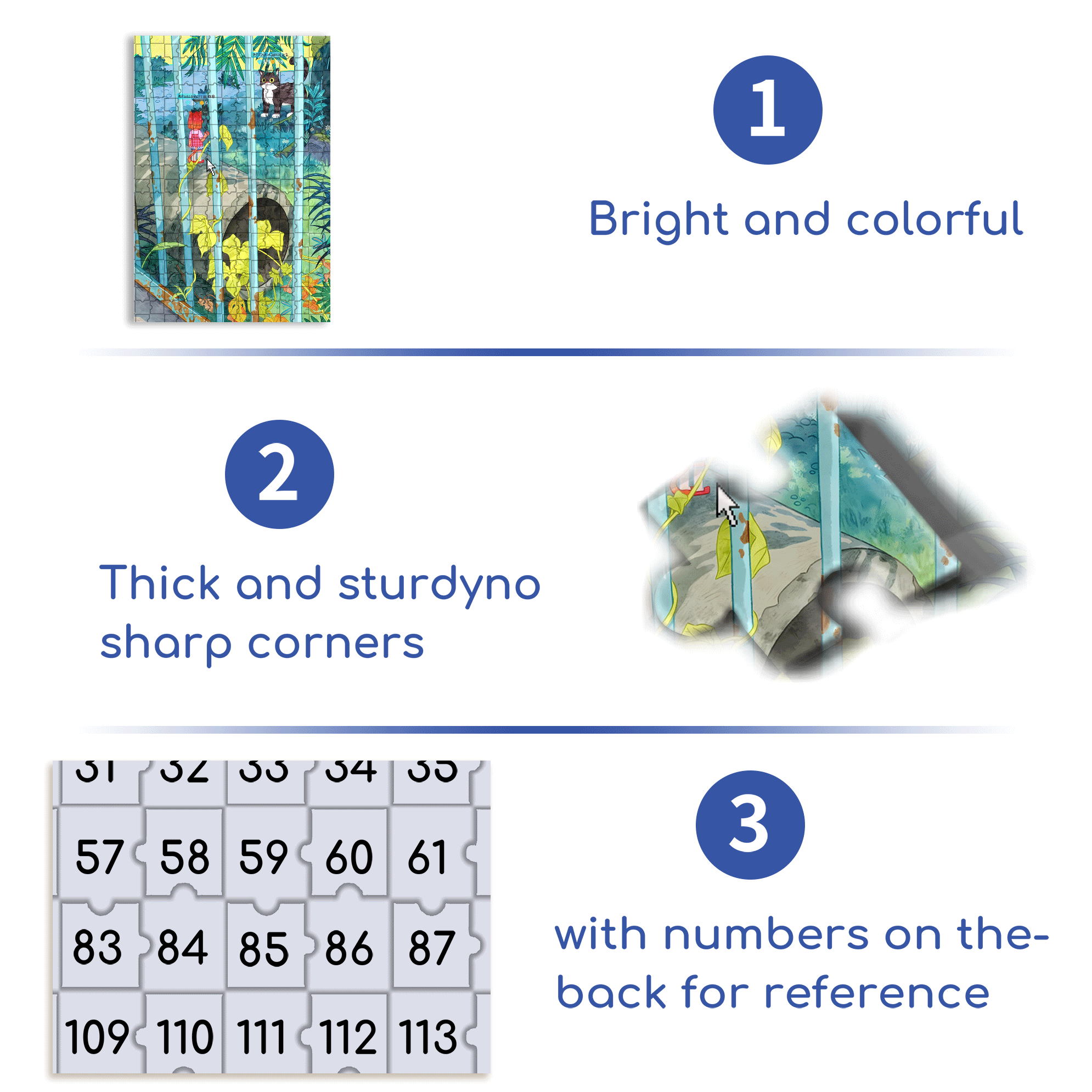 Cat World 500pcs/1000pcs Jigsaw Puzzle, Scratch-Resistant, Interactive Family Game & Brain-Boosting DIY Decor, Perfect for Halloween, Christmas & New Year Gifts, Family Puzzle Game