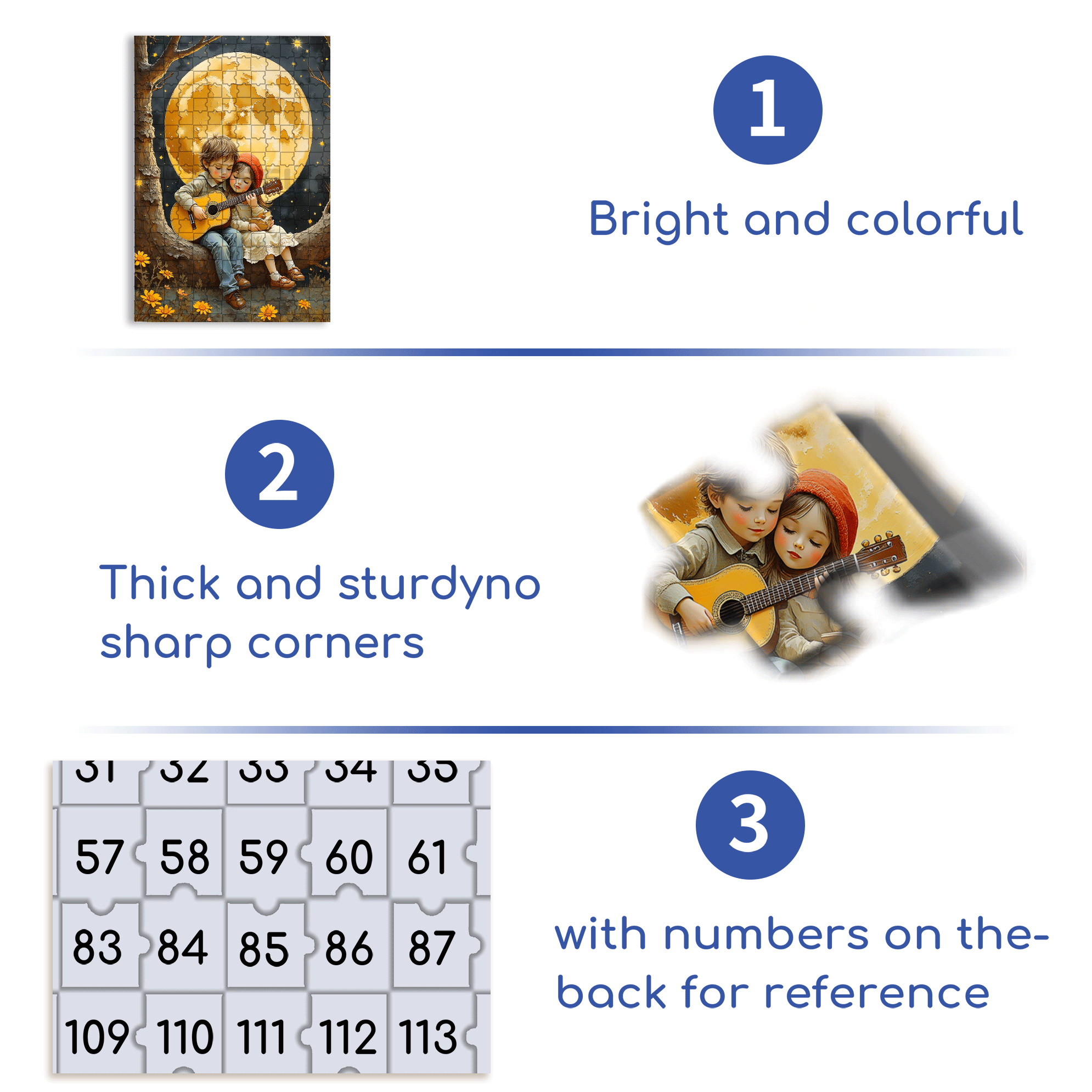 Childhood Memories 12 500pcs/1000pcs Jigsaw Puzzle, Scratch-Resistant, Interactive Family Game & Brain-Boosting DIY Decor, Perfect for Halloween, Christmas & New Year Gifts, Family Puzzle Game