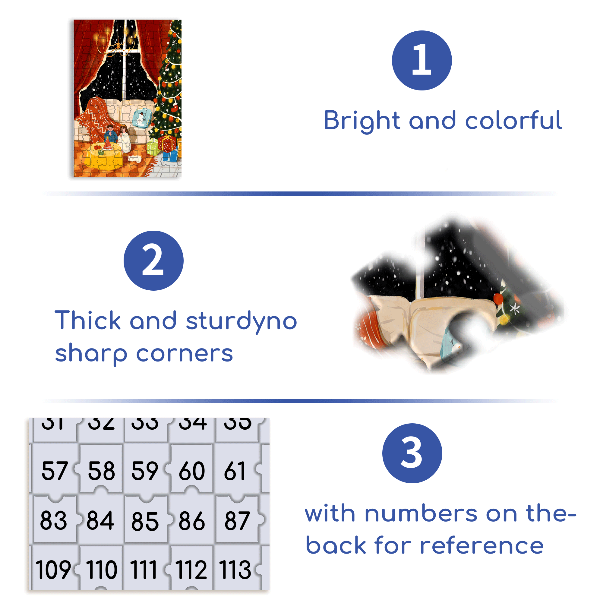 Christmas Prayer 500pcs/1000pcs Jigsaw Puzzle, Scratch-Resistant, Interactive Family Game & Brain-Boosting DIY Decor, Perfect for Halloween, Christmas & New Year Gifts, Family Puzzle Game