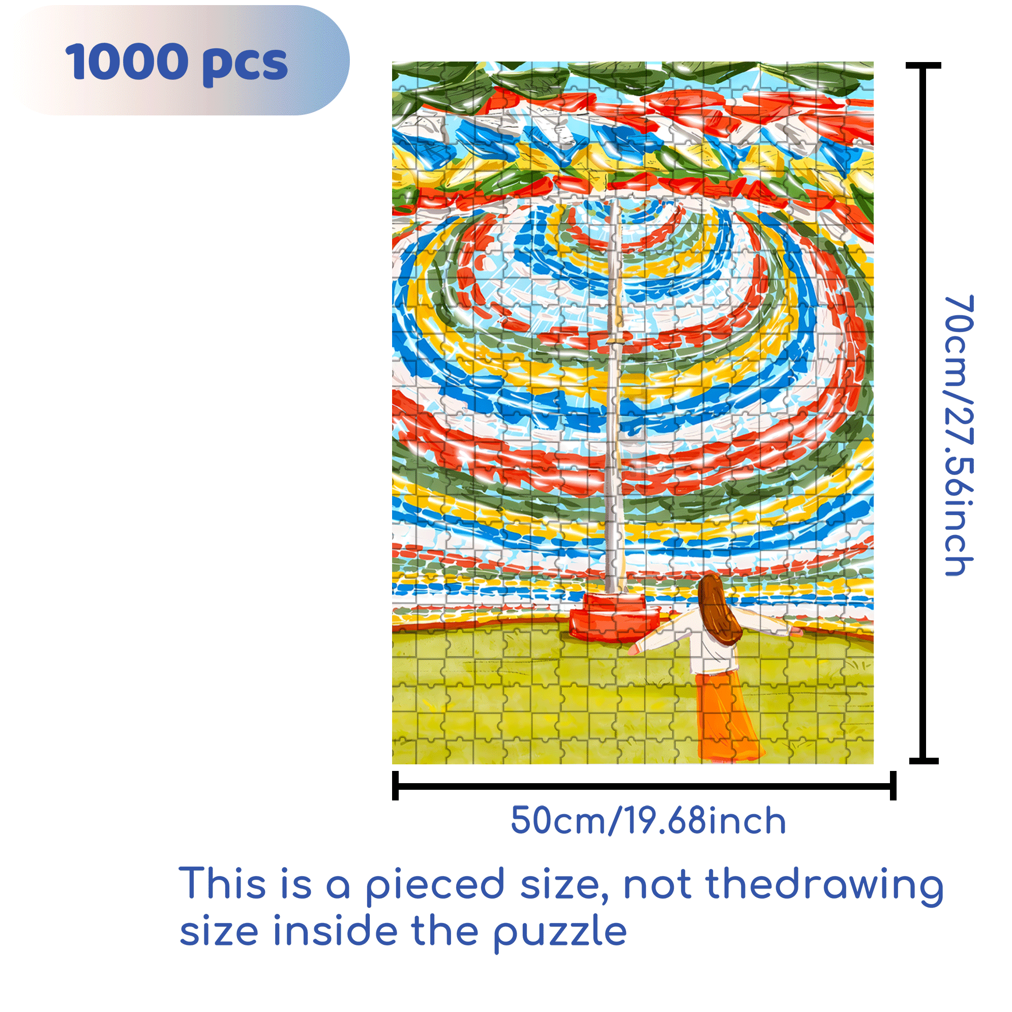Cleanse The Soul 500pcs/1000pcs Jigsaw Puzzle, Scratch-Resistant, Interactive Family Game & Brain-Boosting DIY Decor, Perfect for Halloween, Christmas & New Year Gifts, Family Puzzle Game