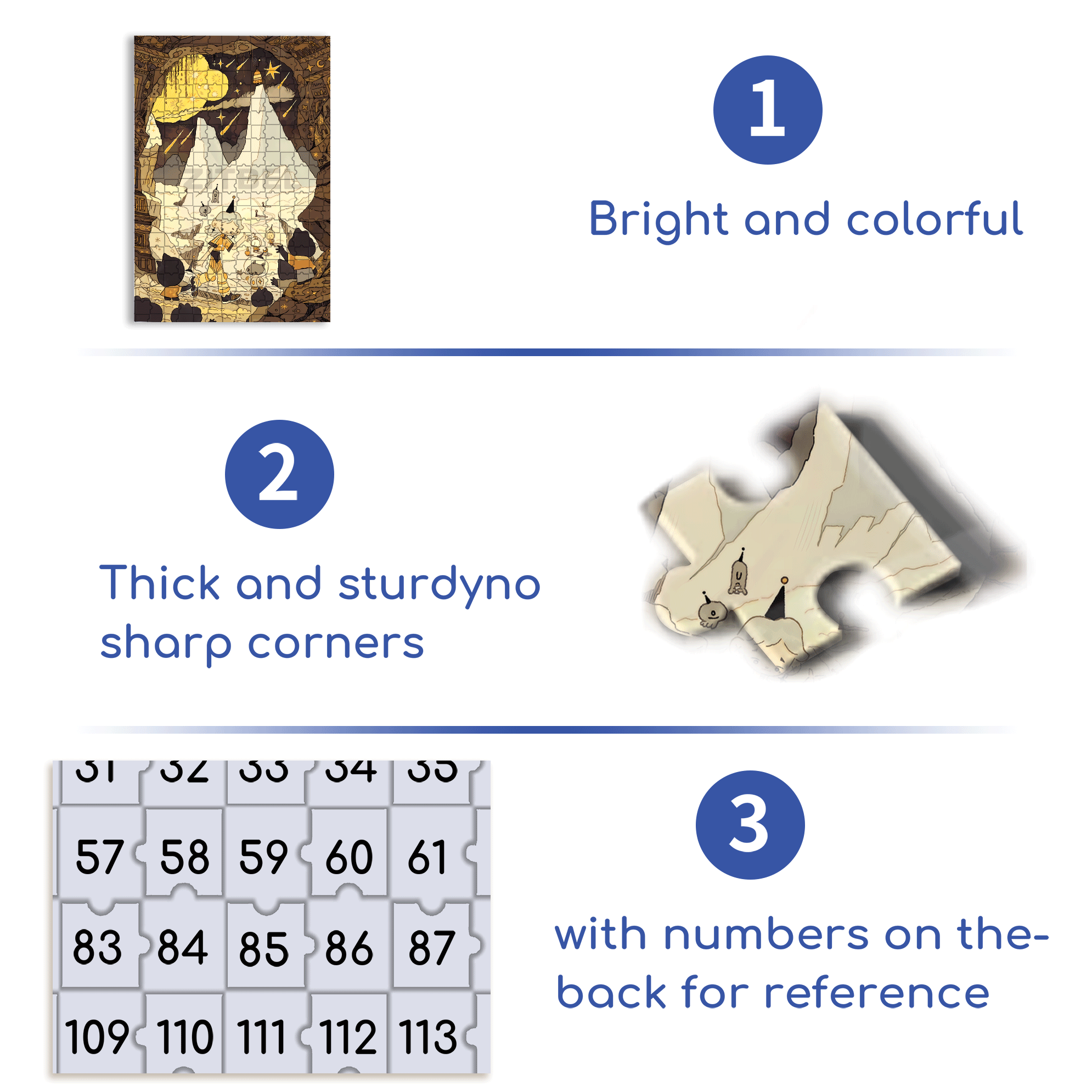 Departure 500pcs/1000pcs Jigsaw Puzzle, Scratch-Resistant, Interactive Family Game & Brain-Boosting DIY Decor, Perfect for Halloween, Christmas & New Year Gifts, Family Puzzle Game