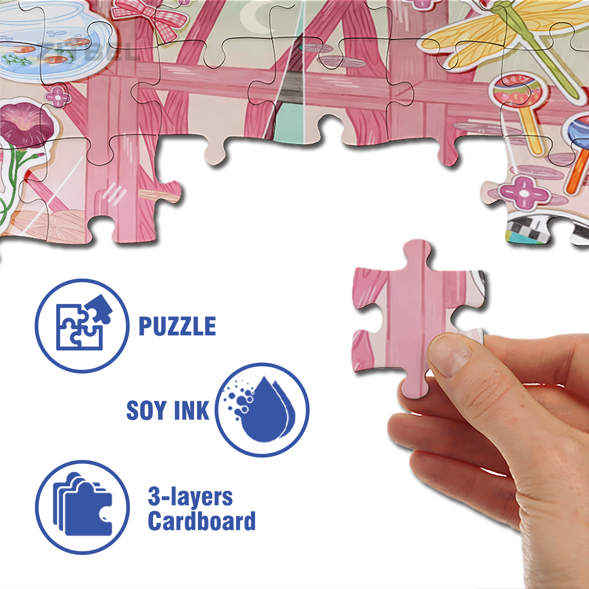 Don't Want To Grow Up 500pcs/1000pcs Jigsaw Puzzle, Scratch-Resistant, Interactive Family Game & Brain-Boosting DIY Decor, Perfect for Halloween, Christmas & New Year Gifts, Family Puzzle Game
